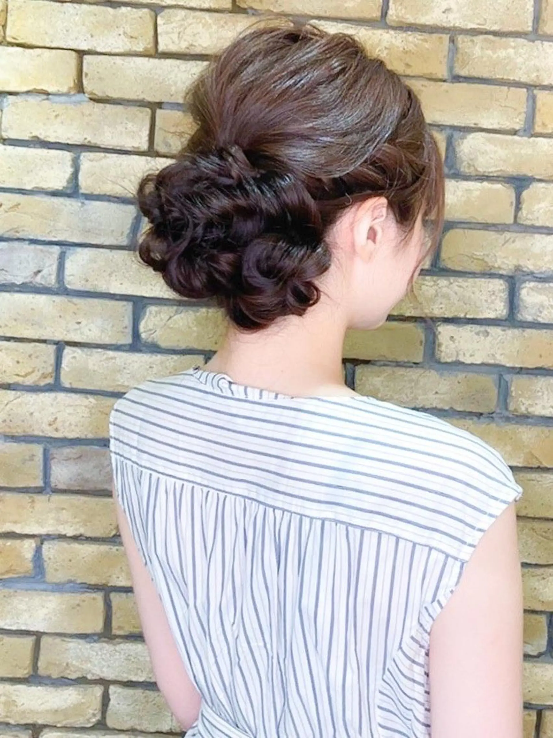 セミロング ヘアセット 河野 行史のヘアスタイル