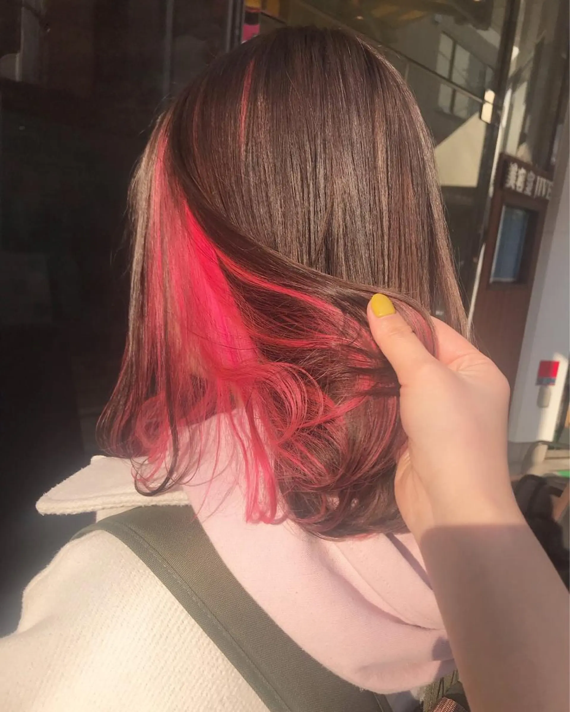 ミディアム カラー ベージュカラー ピンクカラー 🫟Blanco🫟 Color&Careのヘアスタイル