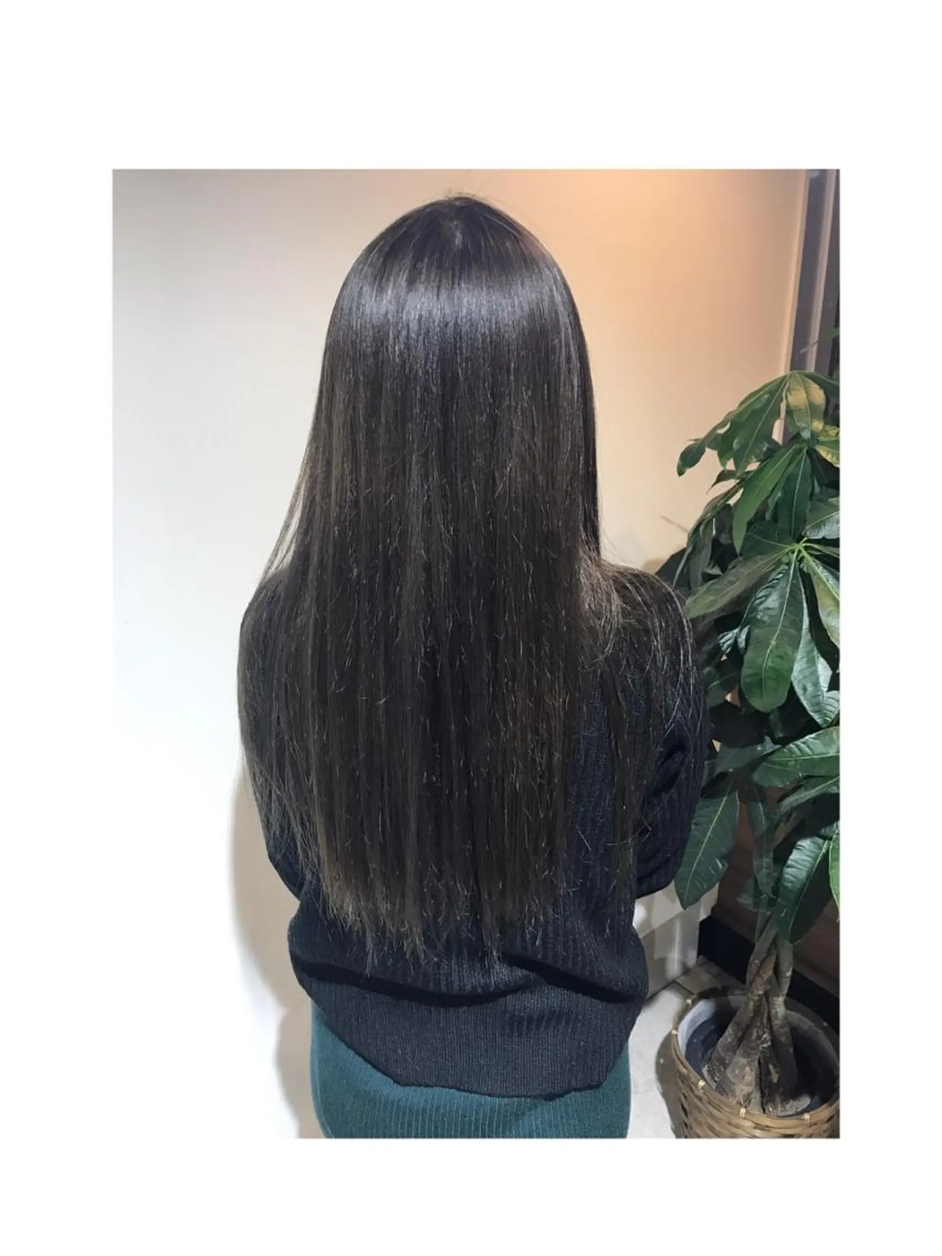 ロング カラー ヘアカラー トリートメント ヘッドスパ shi hoのヘアスタイル