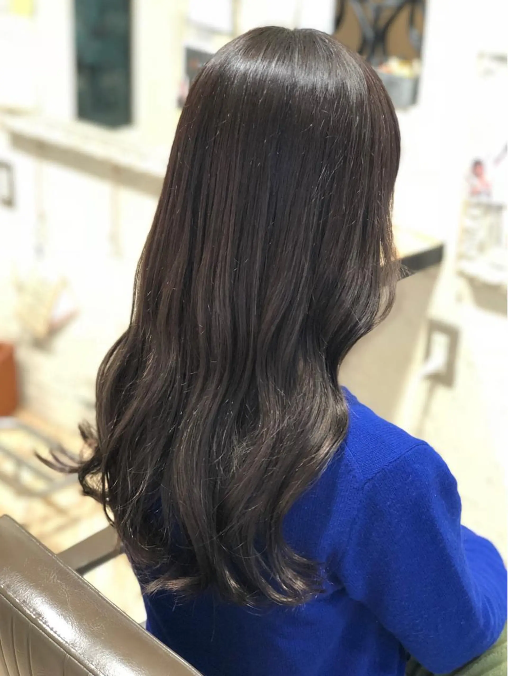 ロング カラー ベージュカラー🧸 伊藤なつみのヘアスタイル