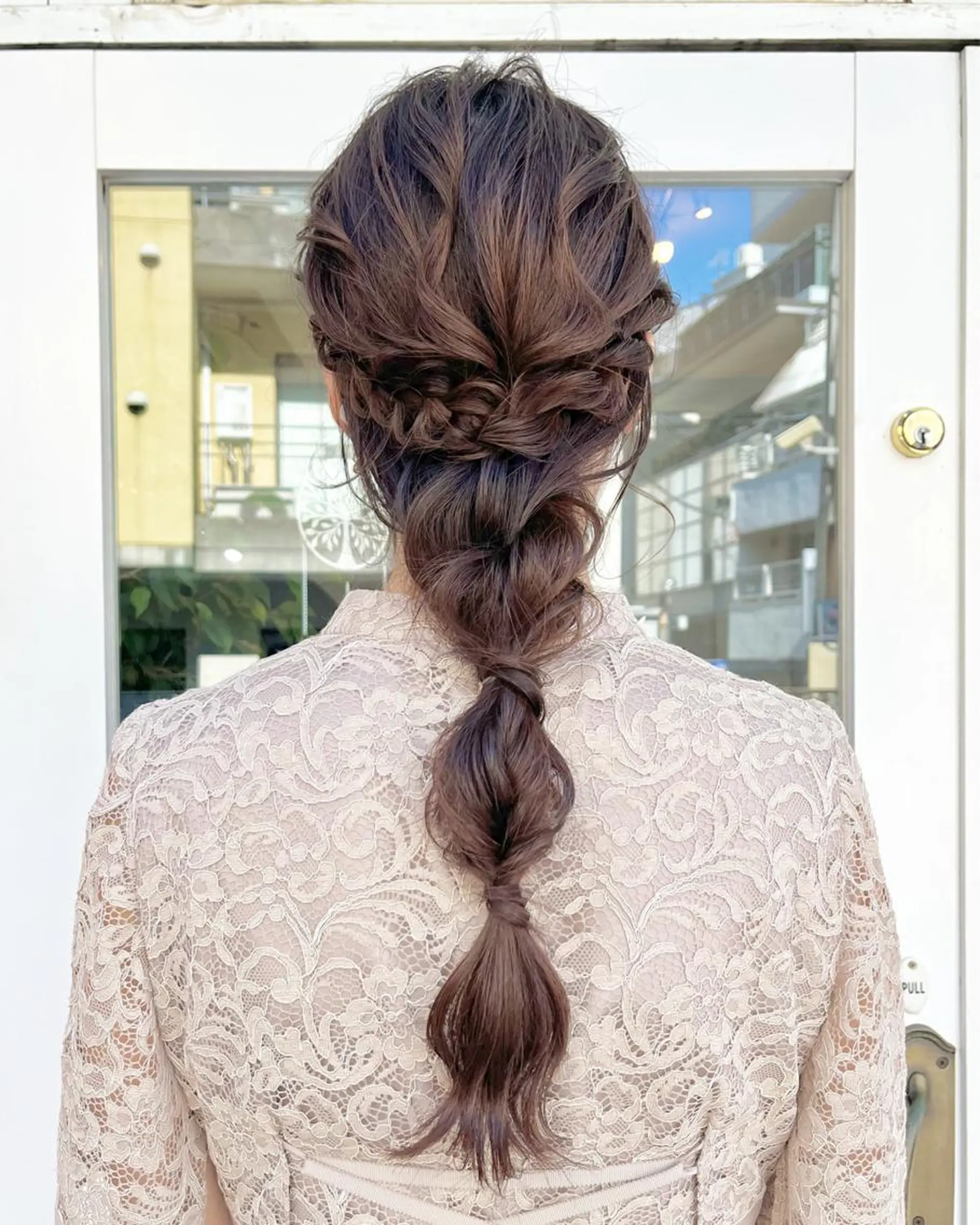 ロング ヘアセット 髪質改善☆ 縮毛矯正miyuのヘアスタイル