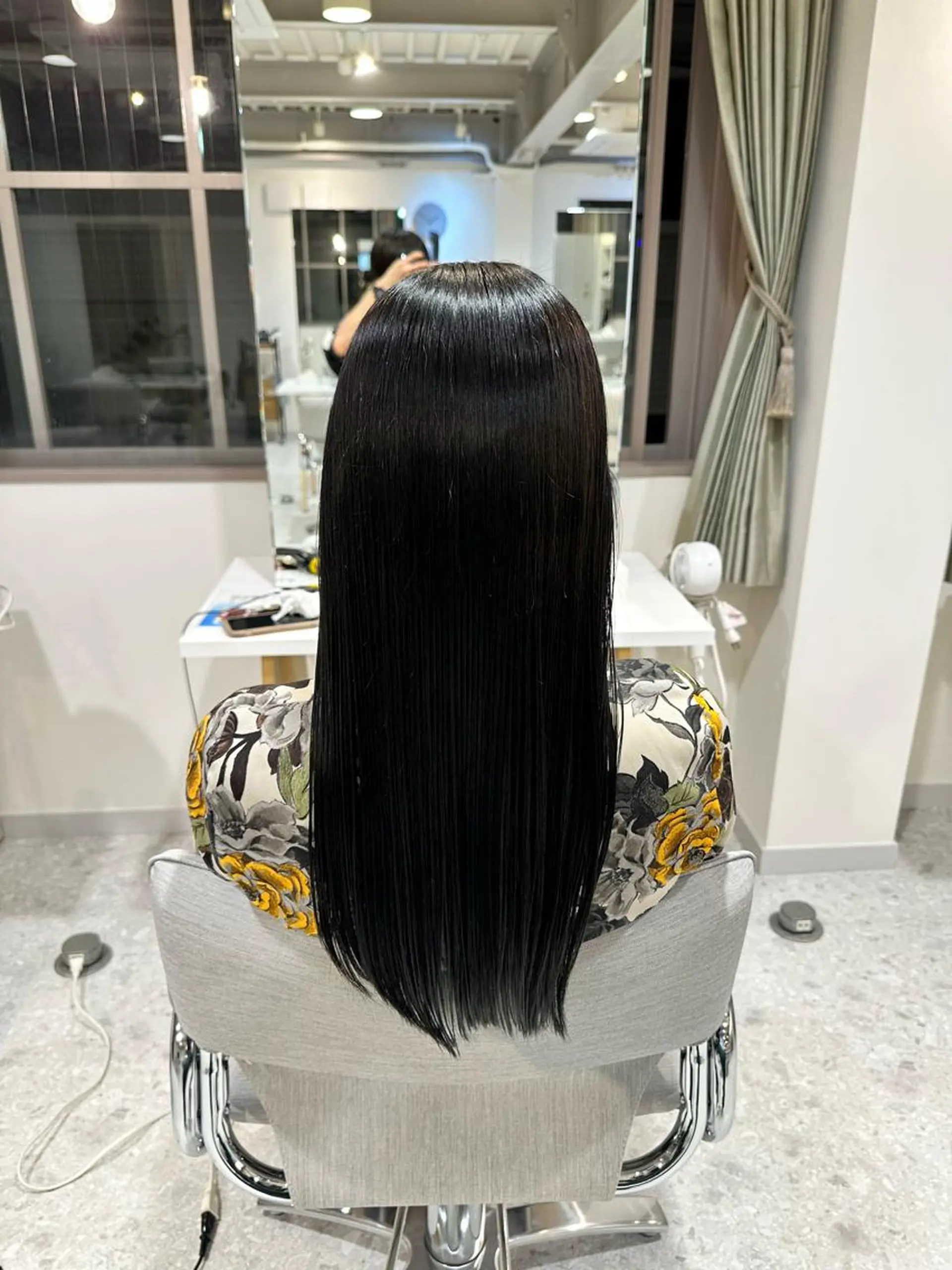 ロング カラー 黒髪 馬渕 拓海のヘアスタイル