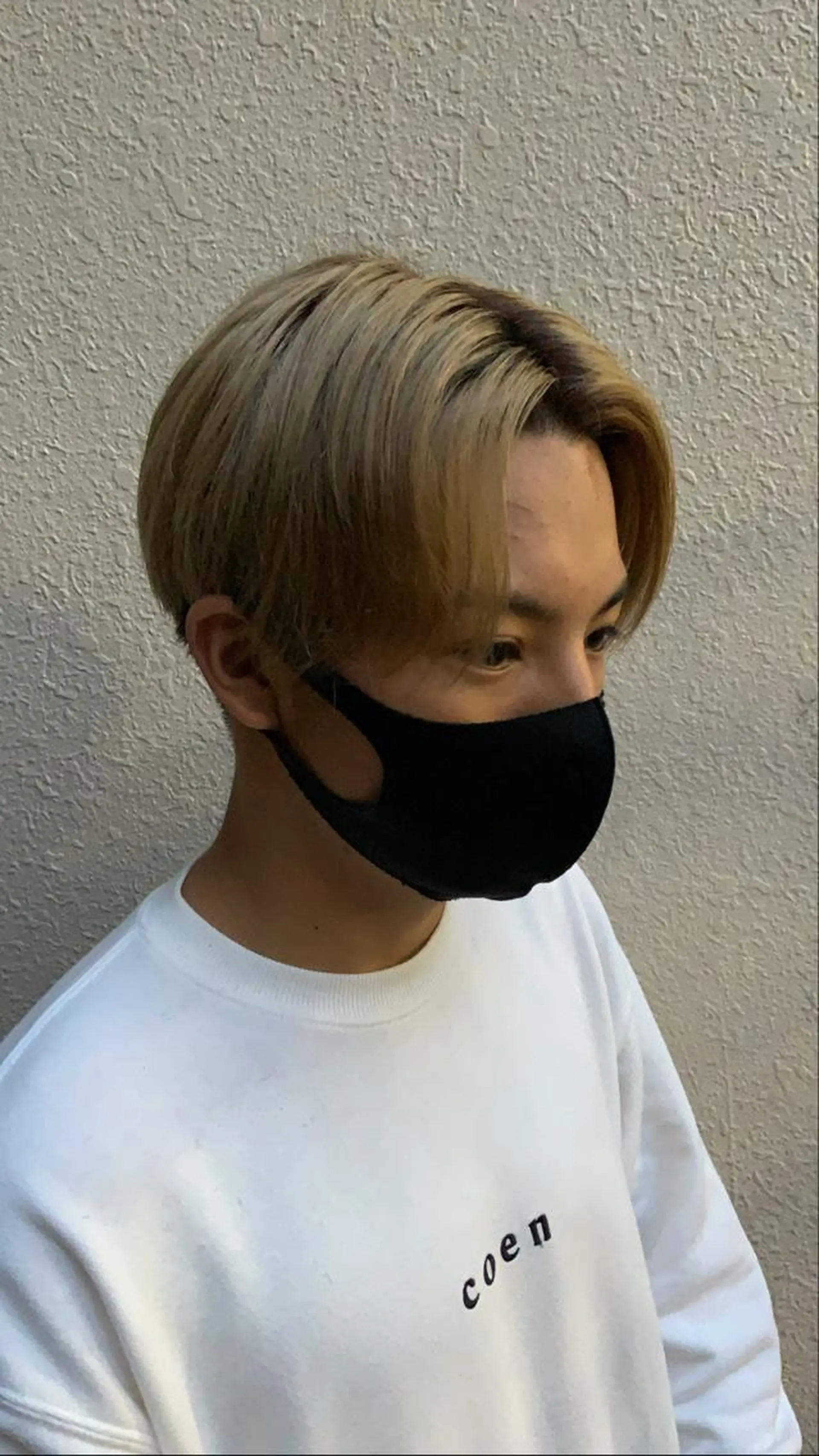 メンズ センターパート メンズハイトーン カット ヘアカラー トリートメント DX所属・✨メンズスタイル✨ Daiのヘアスタイル