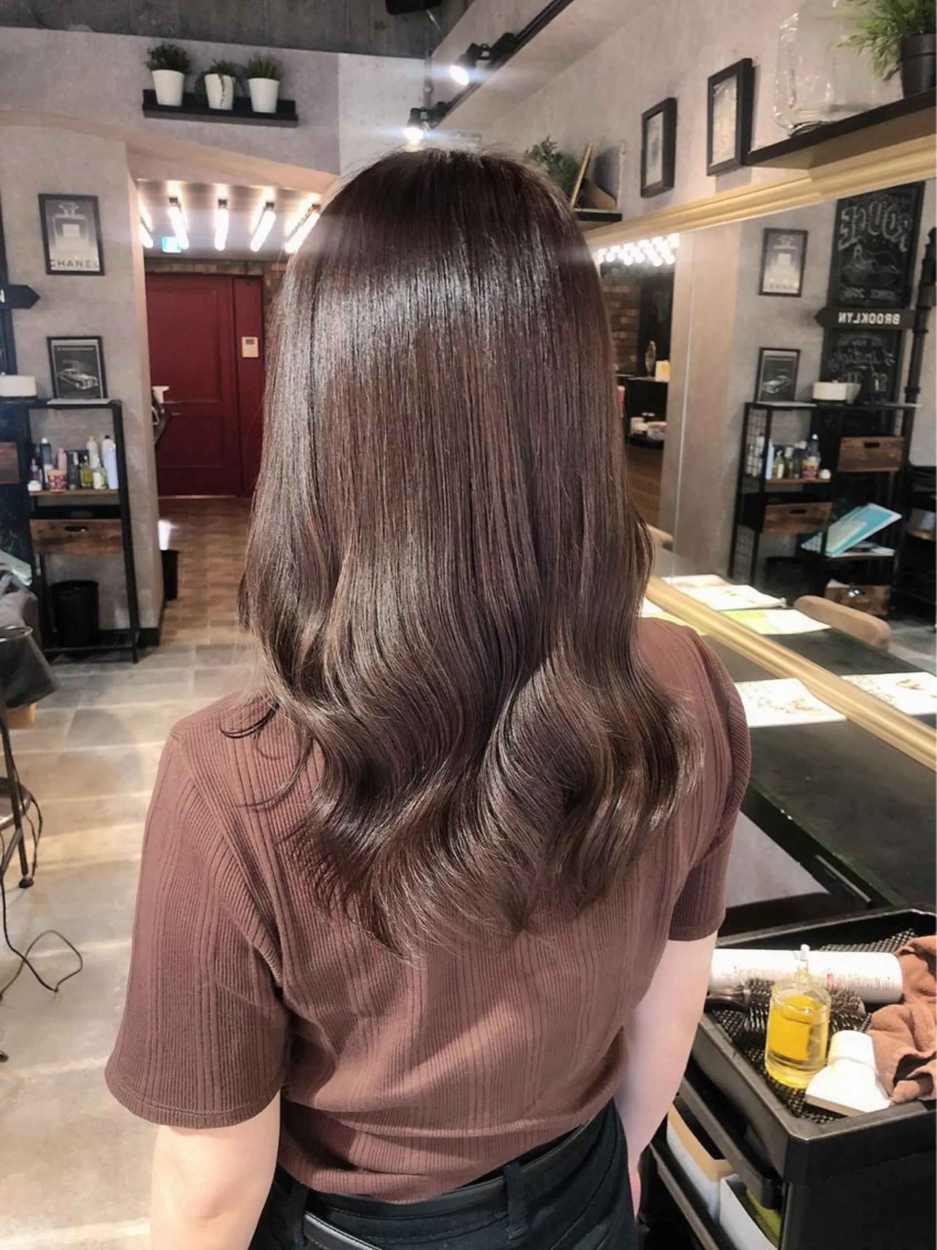 セミロング カット ヘアカラー トリートメント サロウィン銀座RAYⅡ所属・❣️髪質改善/ 美髪矯正/沼座悠人のヘアスタイル