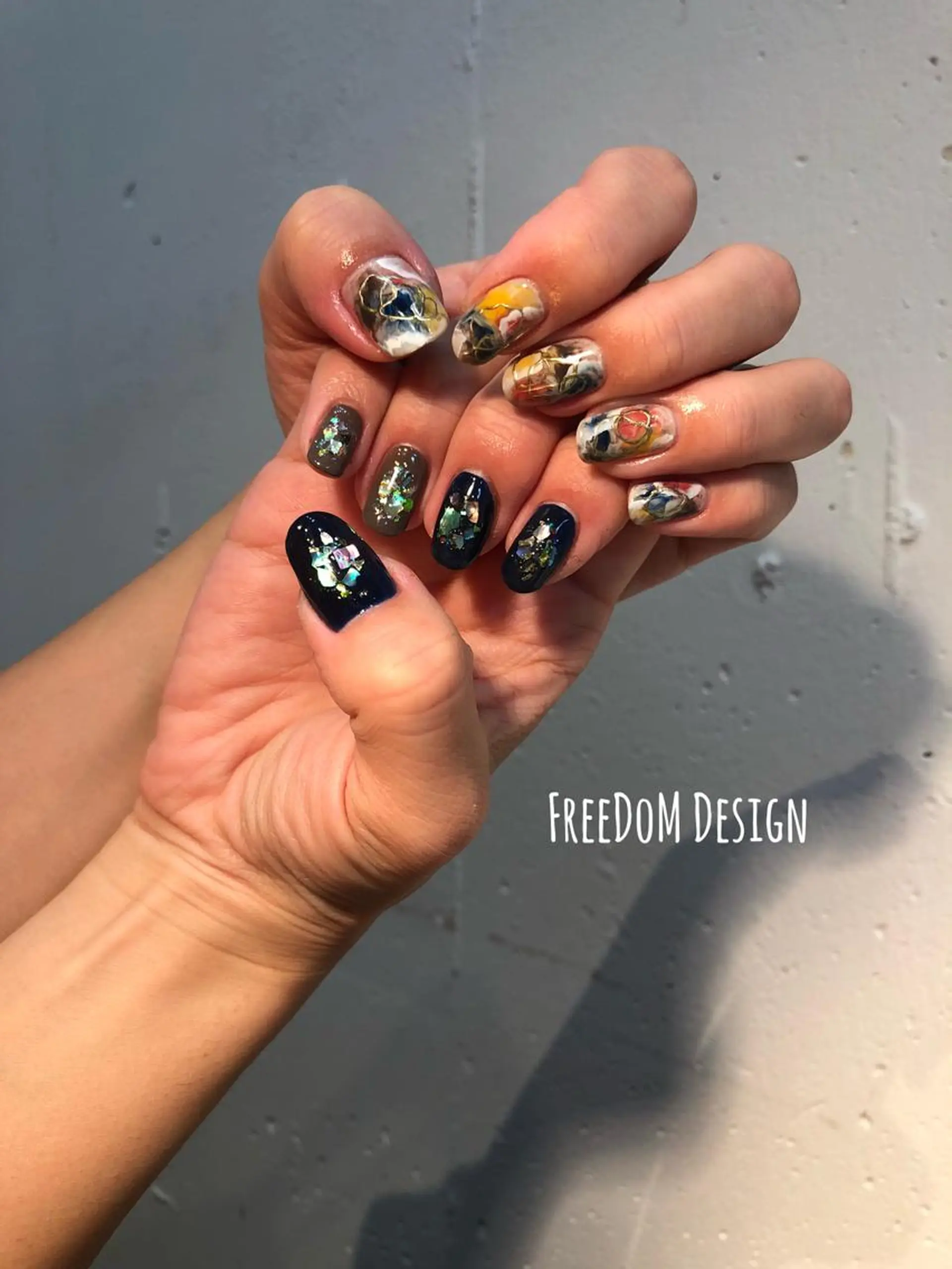 ネイル アートネイル ハンドネイル W KUMIのネイルデザイン