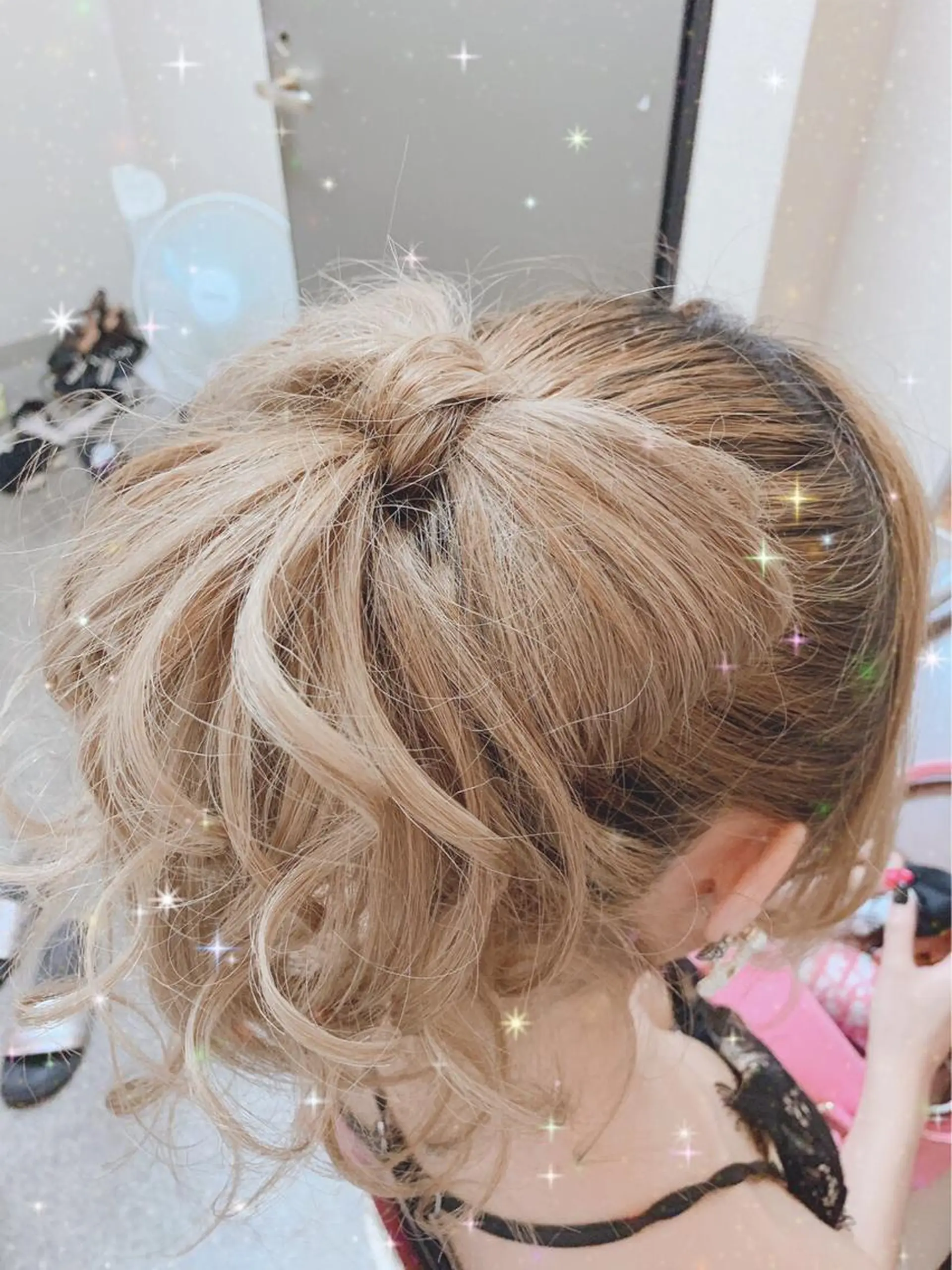 ミディアム ヘアアレンジ ポニーテール Kanani所属・田中 佐枝子のヘアスタイル