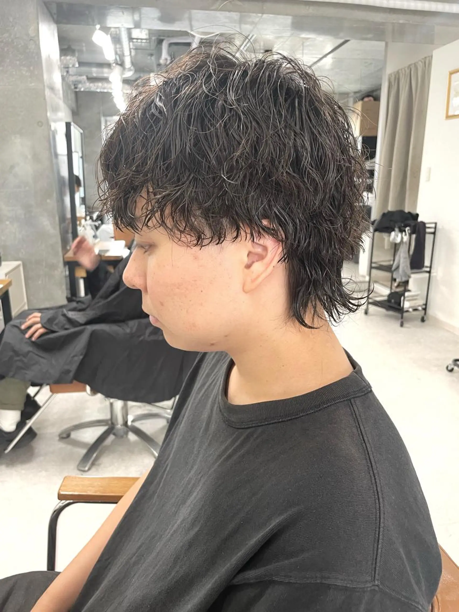 ヘアアレンジ メンズ メンズパーマ カット パーマ トリートメント 🌷FUKA🌷 まろやかハイトーンのヘアスタイル