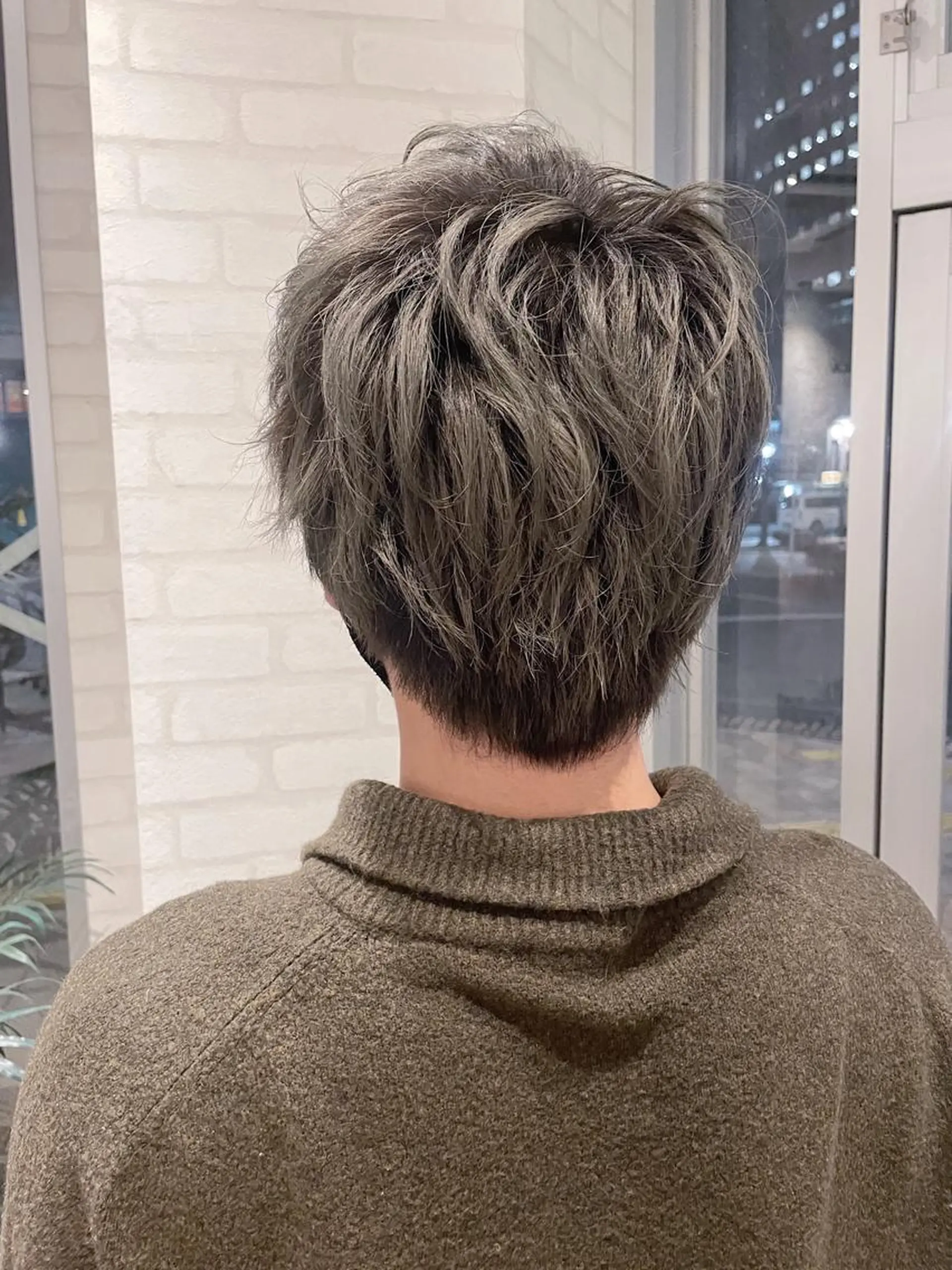 カラー メンズ ケアブリーチ /髪質 改善/古橋圭史郎のヘアスタイル