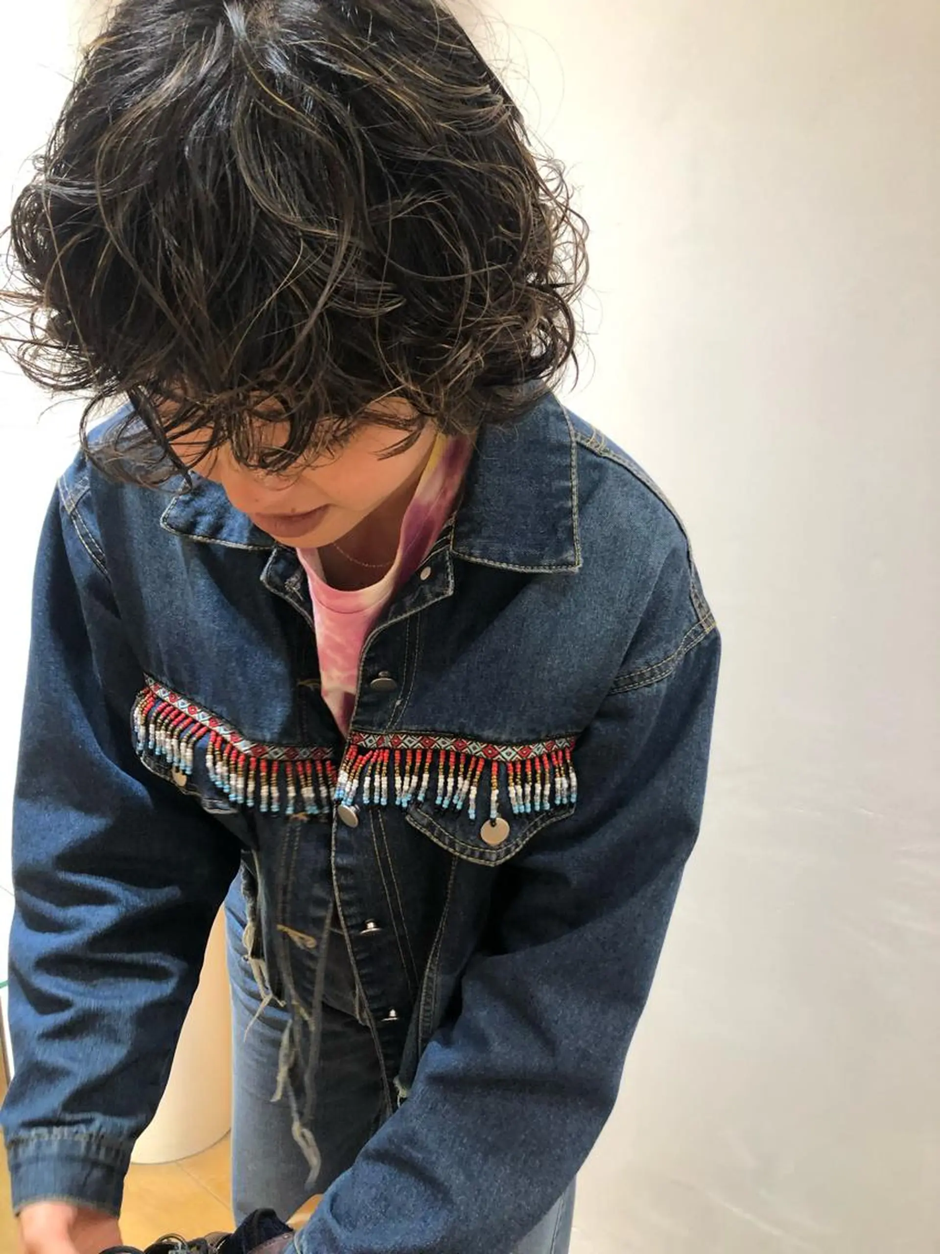 ショート パーマ 🌻おおとみはな/ レイヤー/Wカラ🌻のヘアスタイル