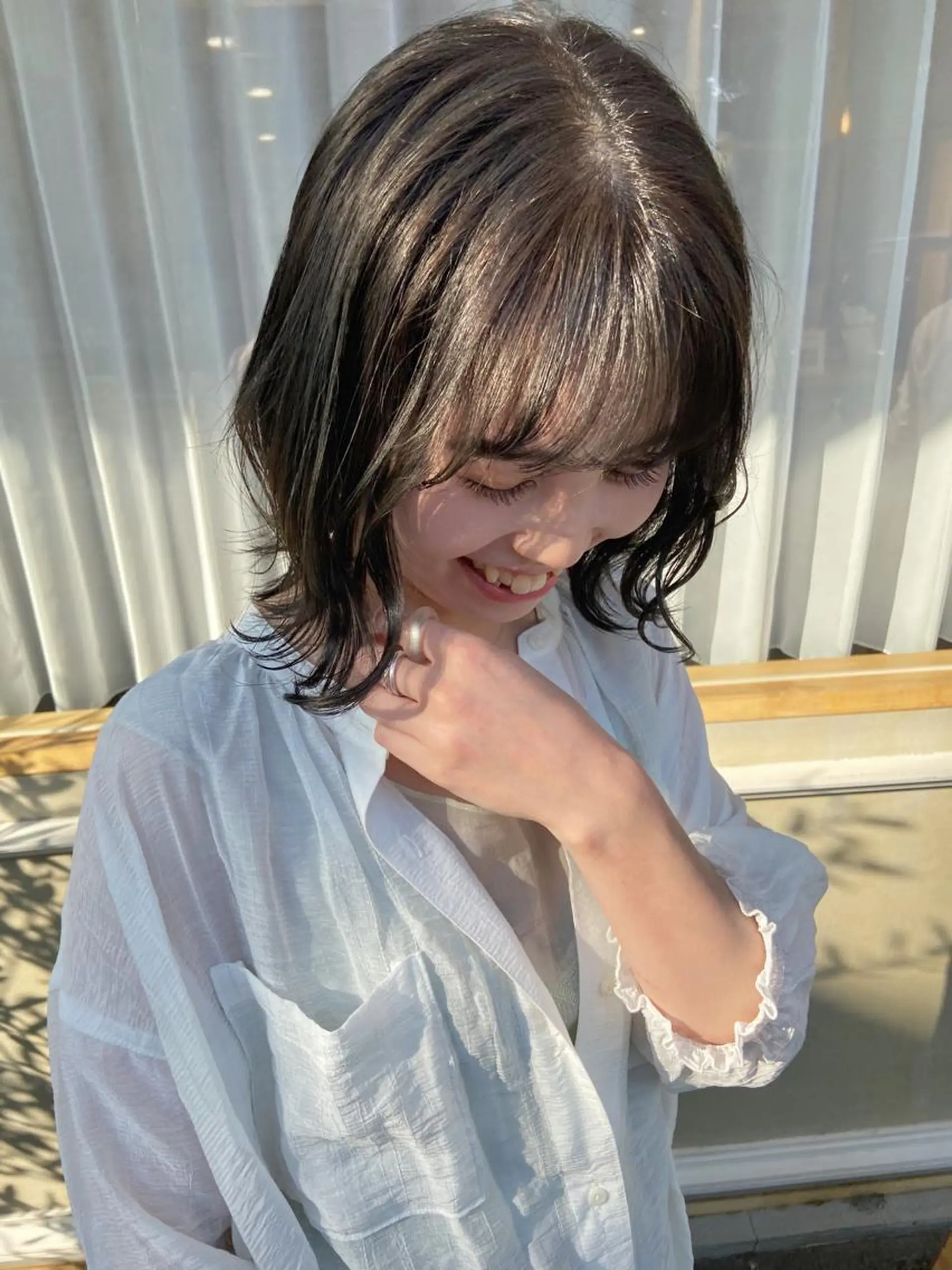 ショート カラー ヘアカラー merc.🌿💚 八幡真衣のヘアスタイル