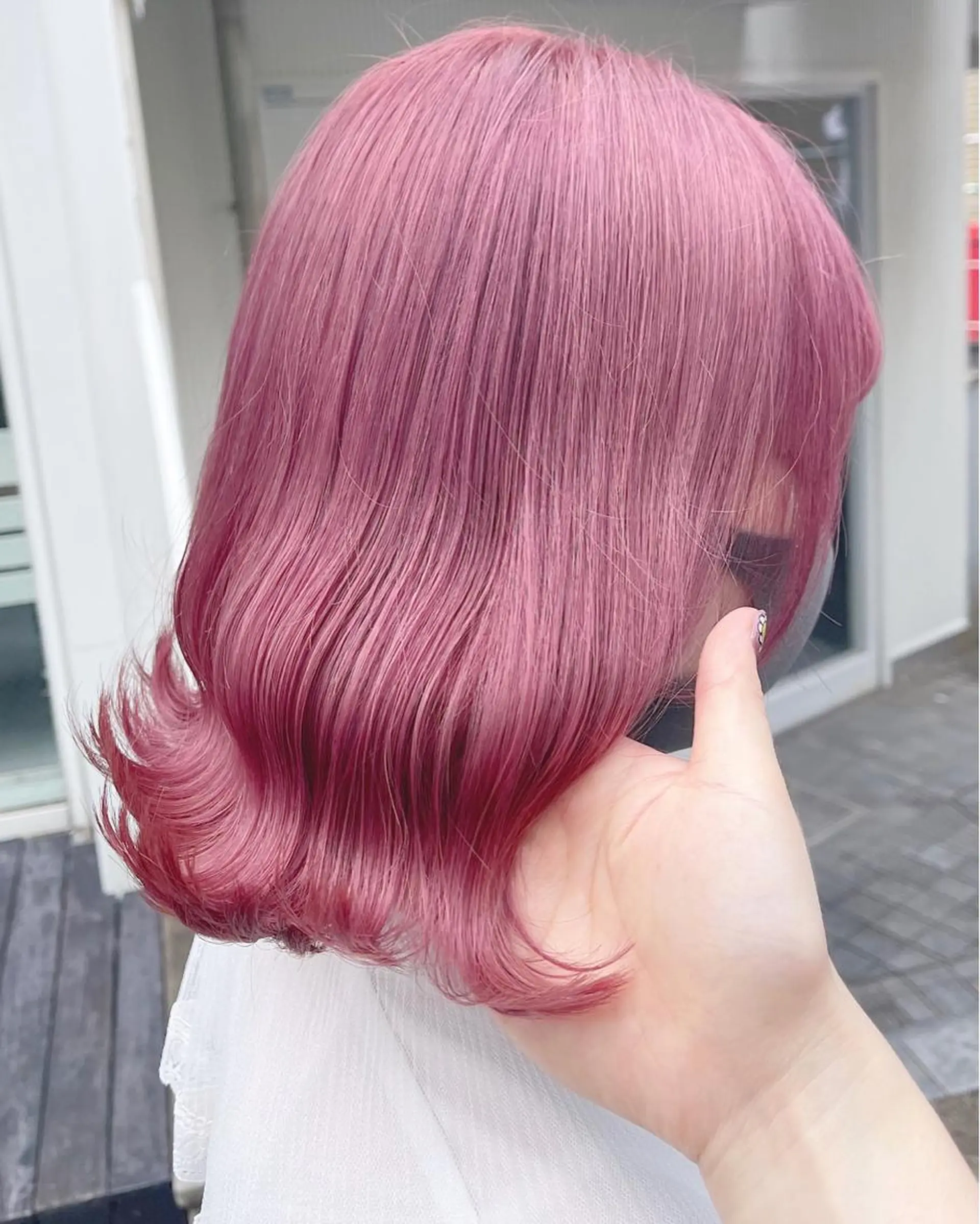 ミディアム カラー パーマ ヘアアレンジ メンズ キッズ ネイル マツエク・マツパ アイブロウ 🎀韓国レイヤー YURINA🎀のヘアスタイル