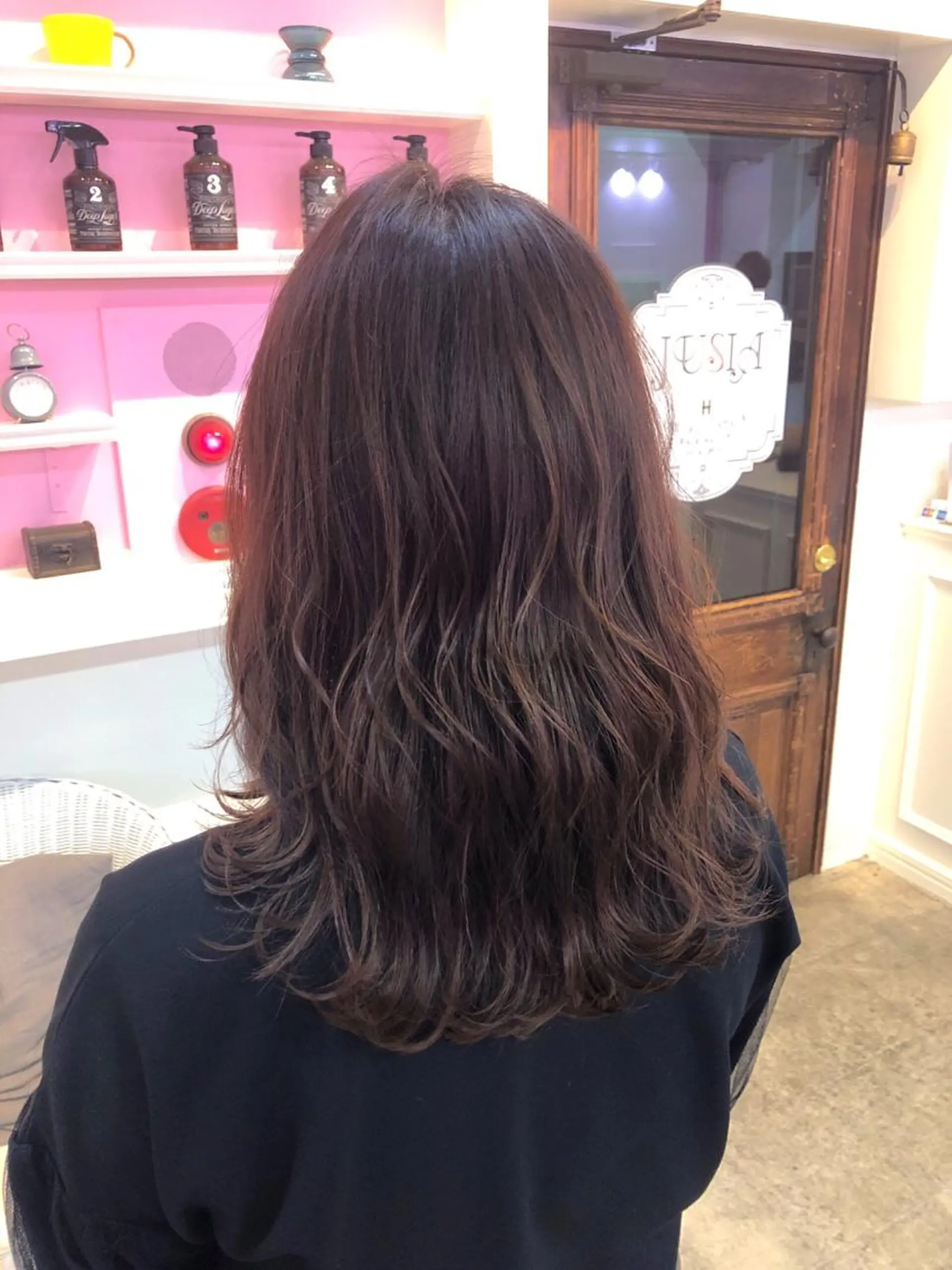 セミロング カラー 💜 MINORI💜のヘアスタイル