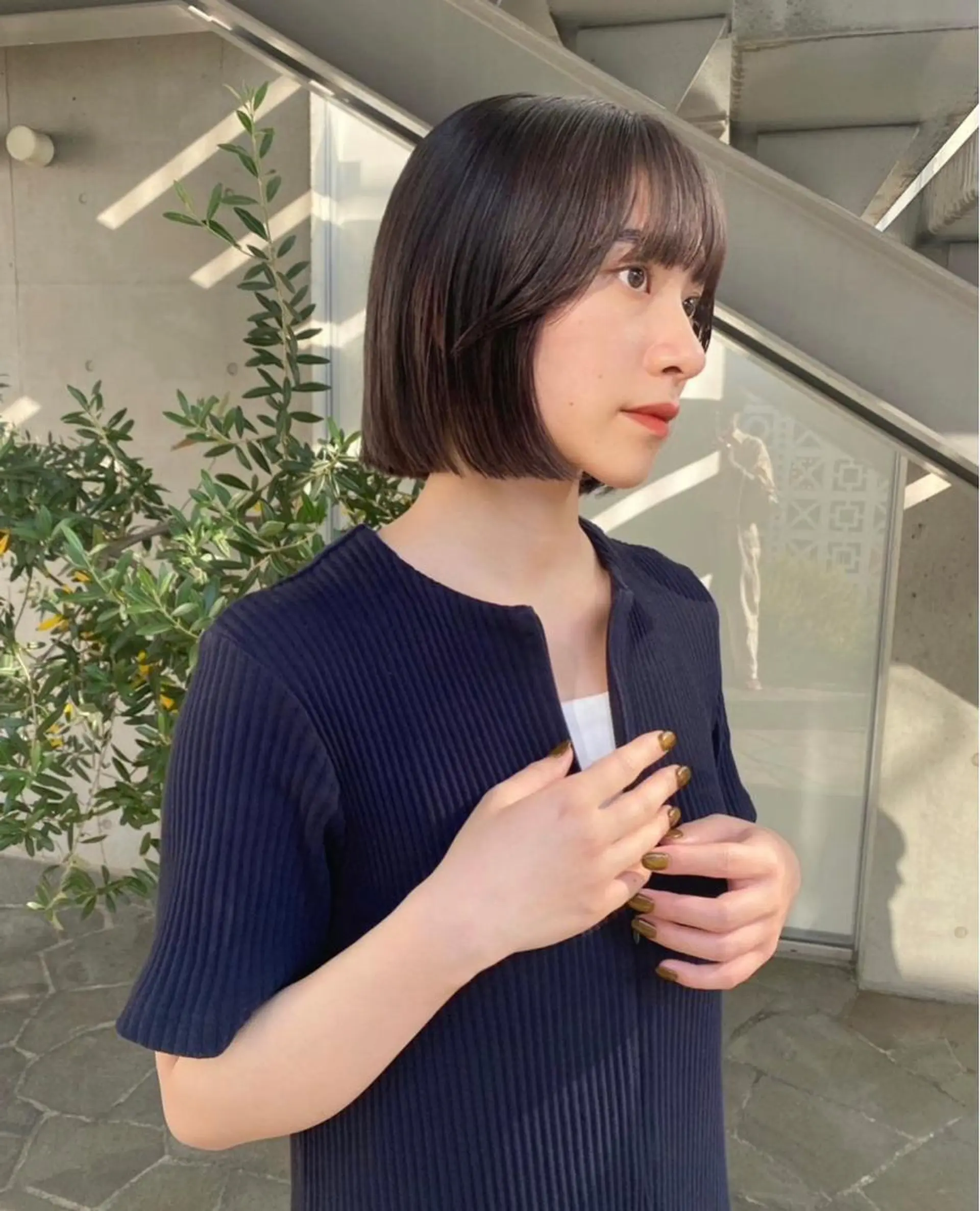 ショート カラー 透明感カラー🪡🤍 nanao🤍🪡のヘアスタイル