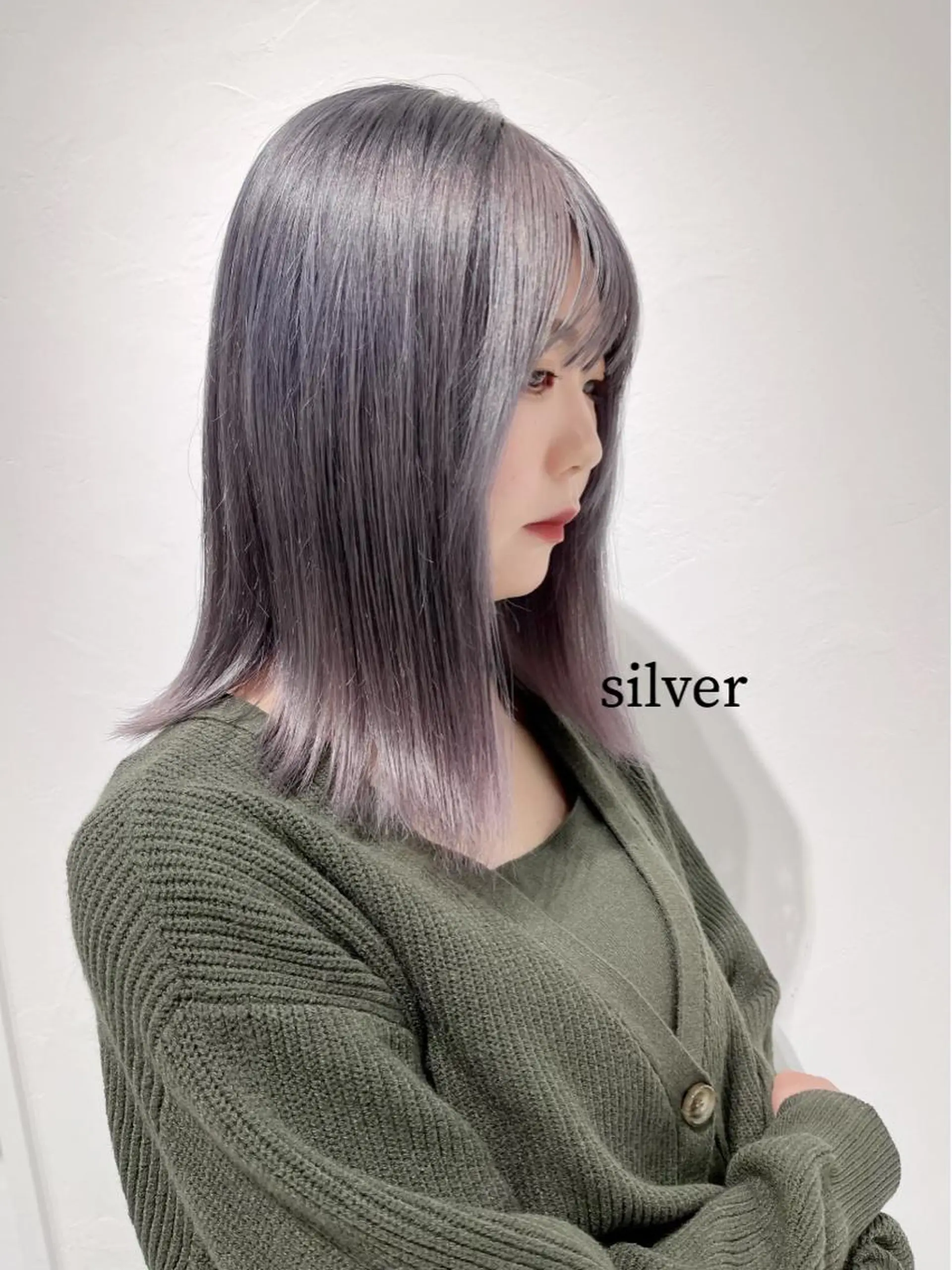 ミディアム カラー Aem.所属・あすか Aem.カラーリストのヘアスタイル