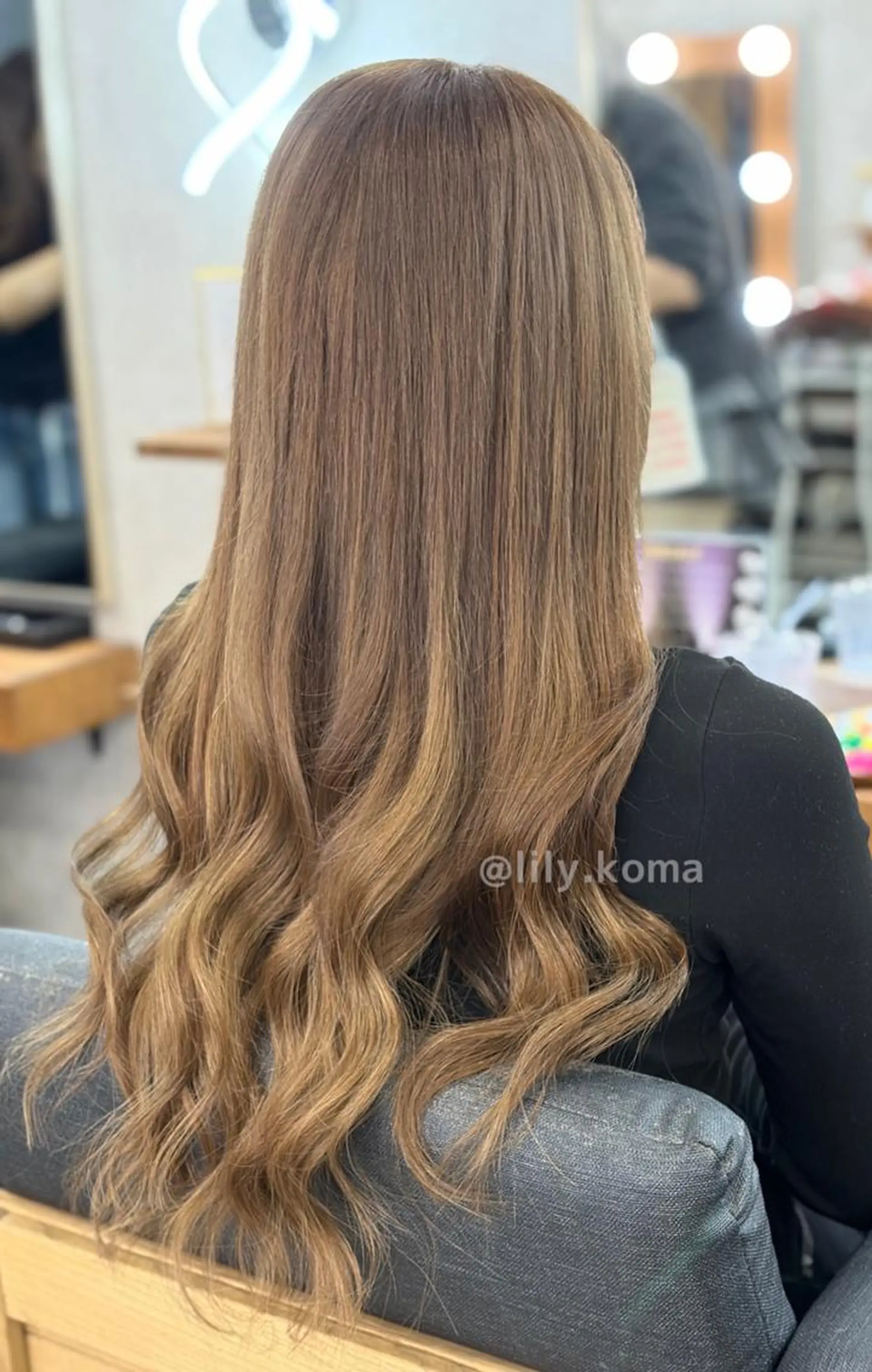 セミロング エクステ 🐥こ ま🐥のヘアスタイル