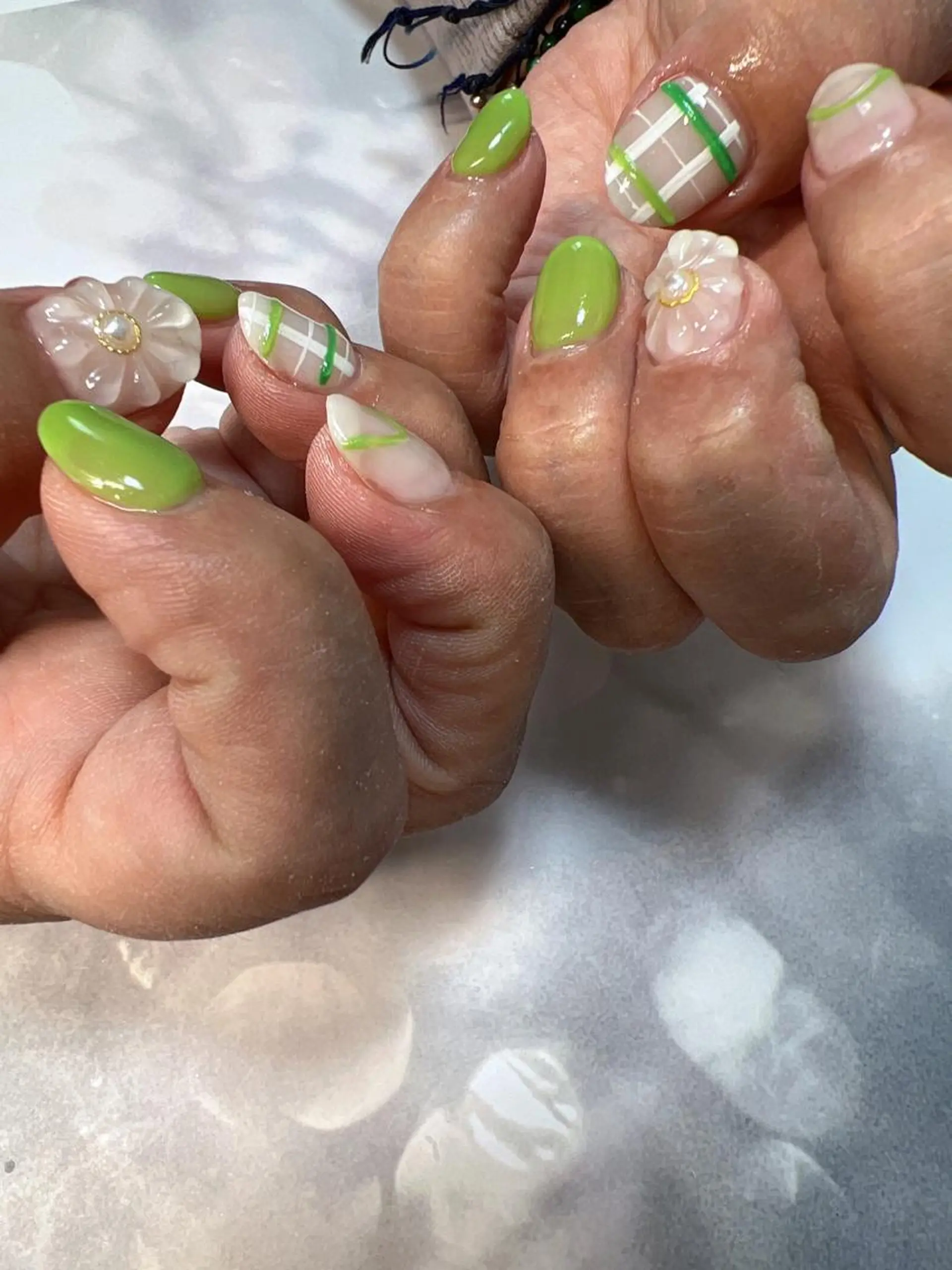 ネイル フラワーネイル 春ネイル coco nailのネイルデザイン