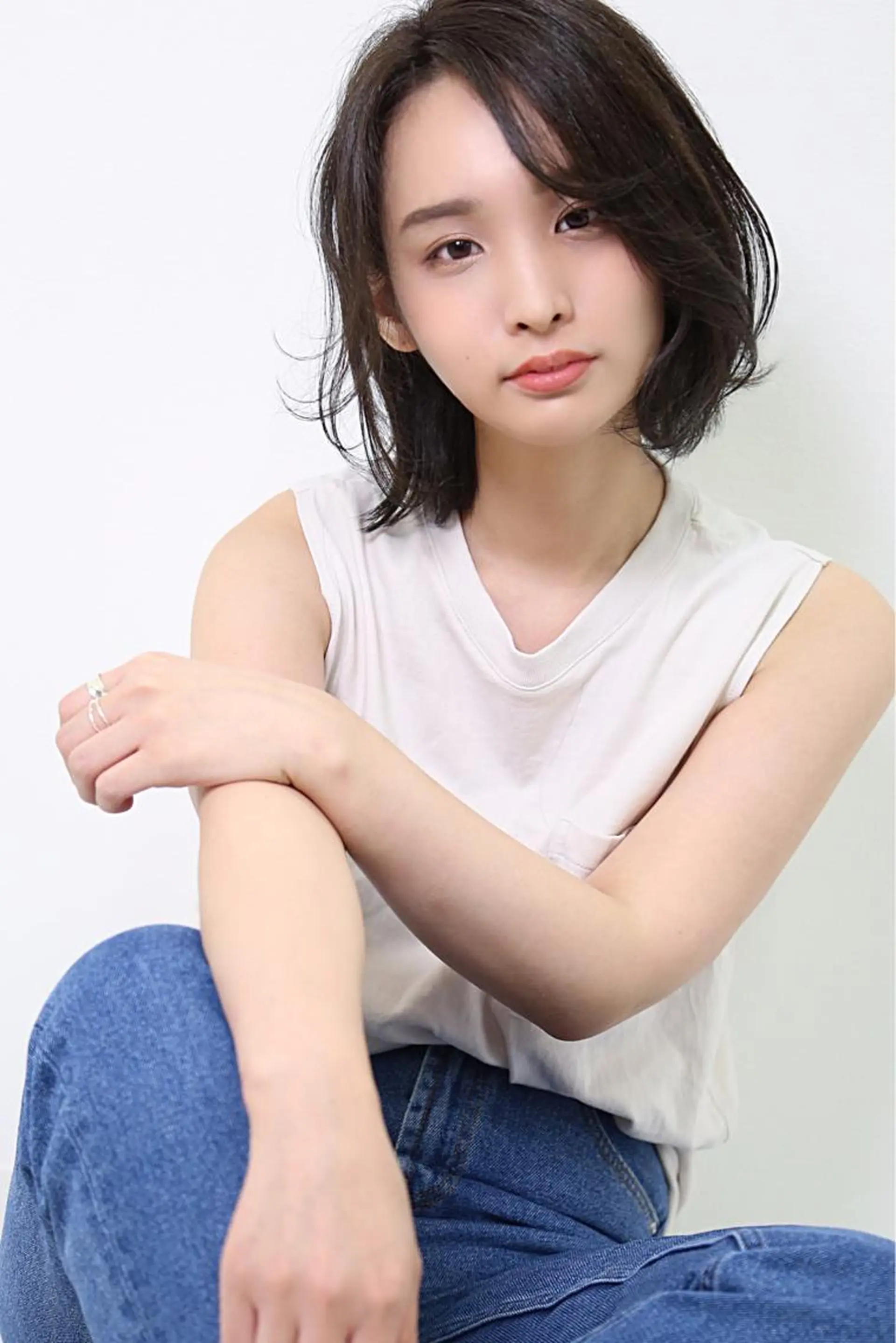 ミディアム YOKOI SHINJIのヘアスタイル