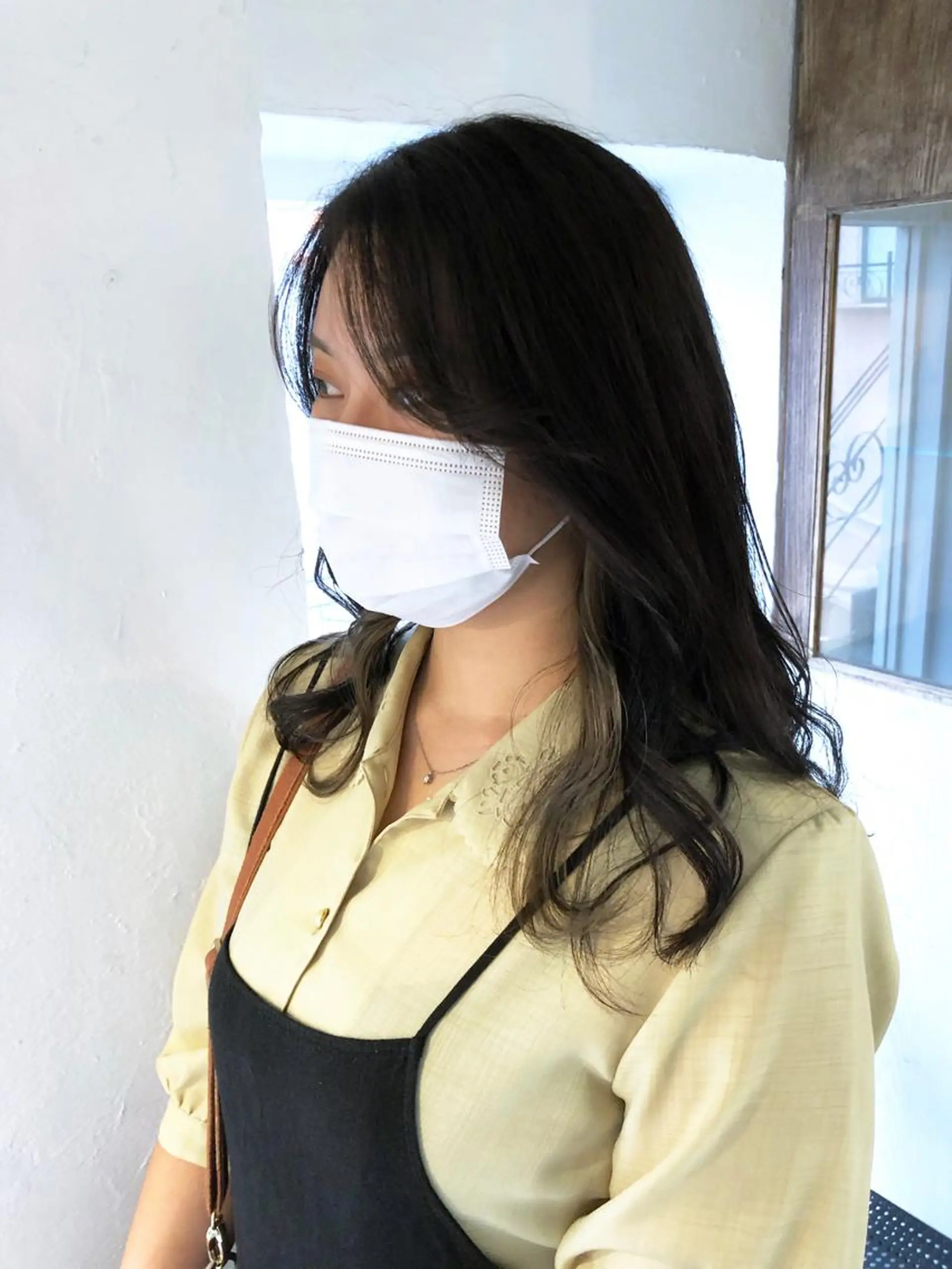 セミロング ヘアカラー レイヤーカット ショート/宮本洋介のヘアスタイル