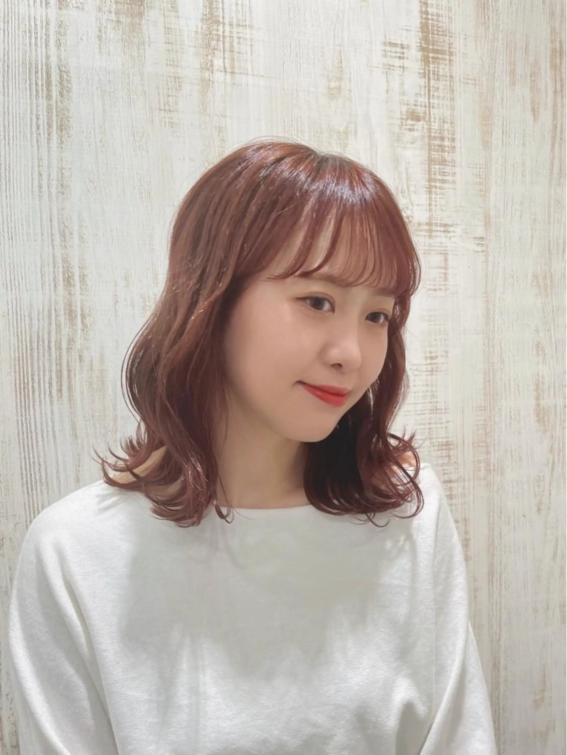 ミディアム カラー ブラウンカラー nana 🌼のヘアスタイル