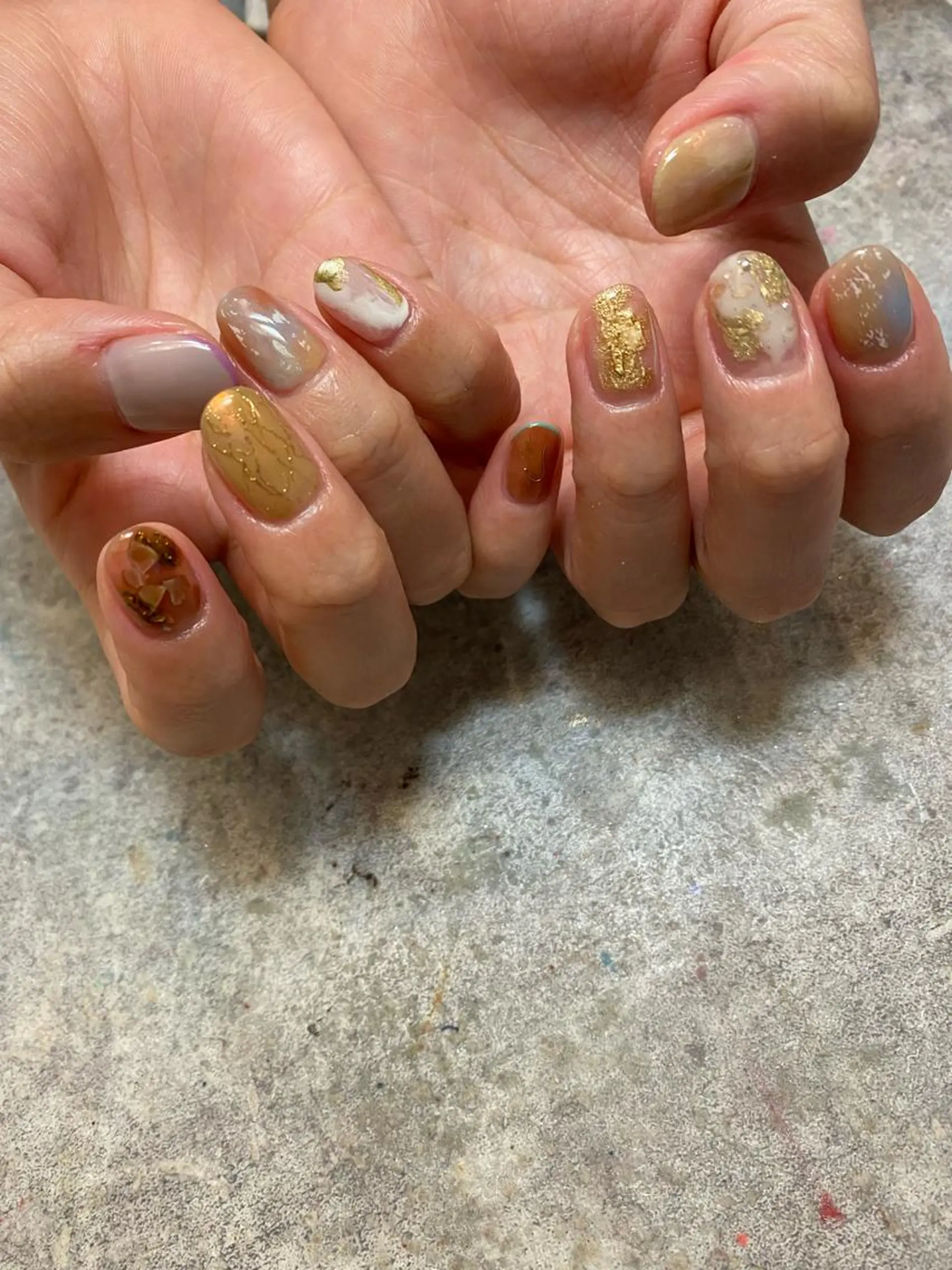 ネイル ハンドネイル 【LINON】 airiのネイルデザイン