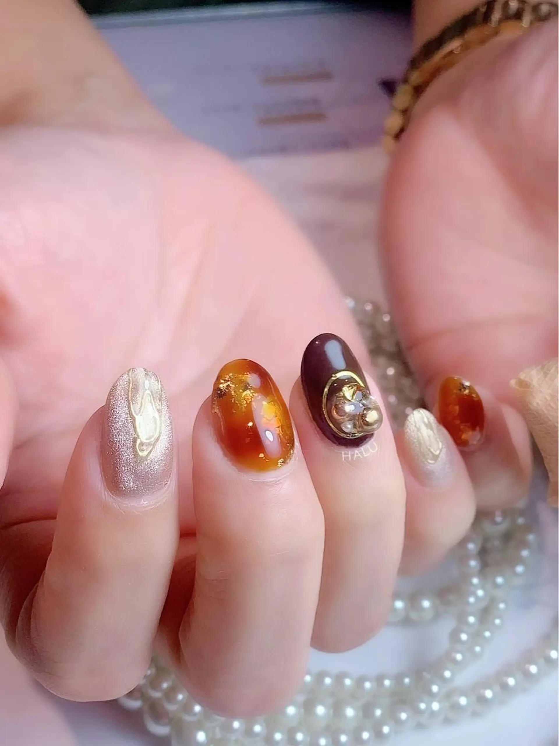 ネイル ニュアンスネイル HALU ハルのネイルデザイン