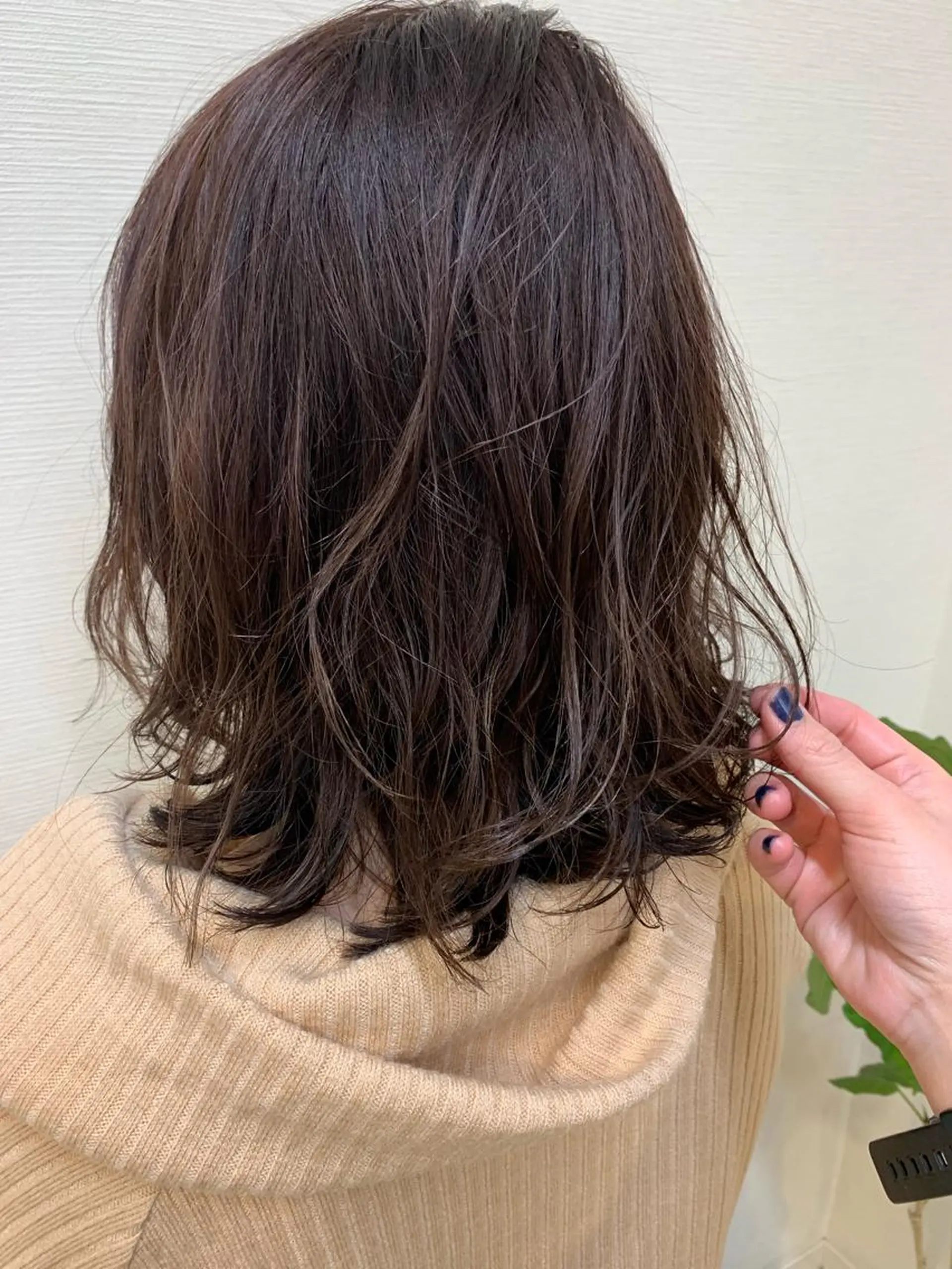 ミディアム パーマ 中垣 南のヘアスタイル