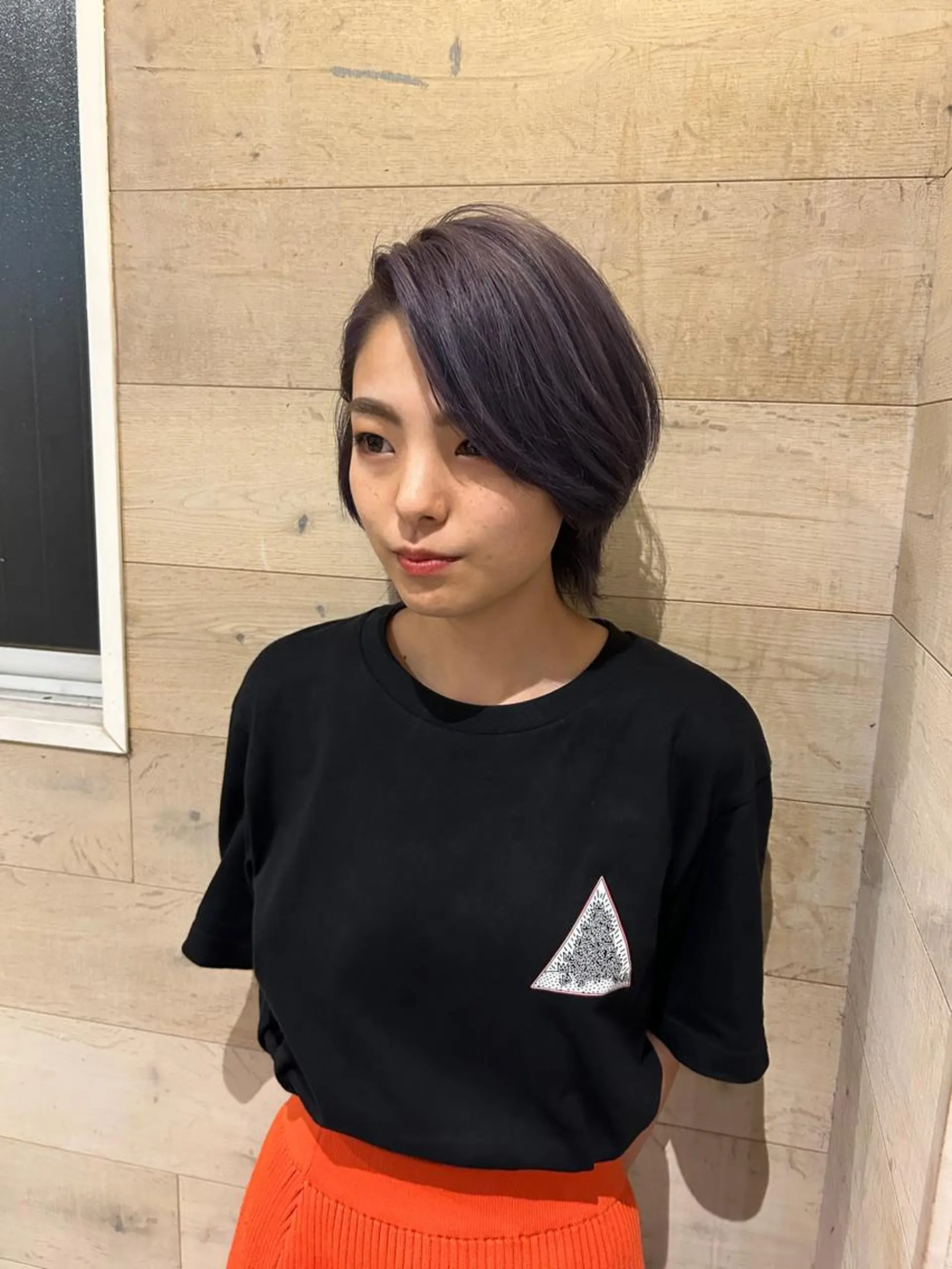 ショート カラー レイヤーカット/ 縮毛矯正🇰🇷早坂のヘアスタイル