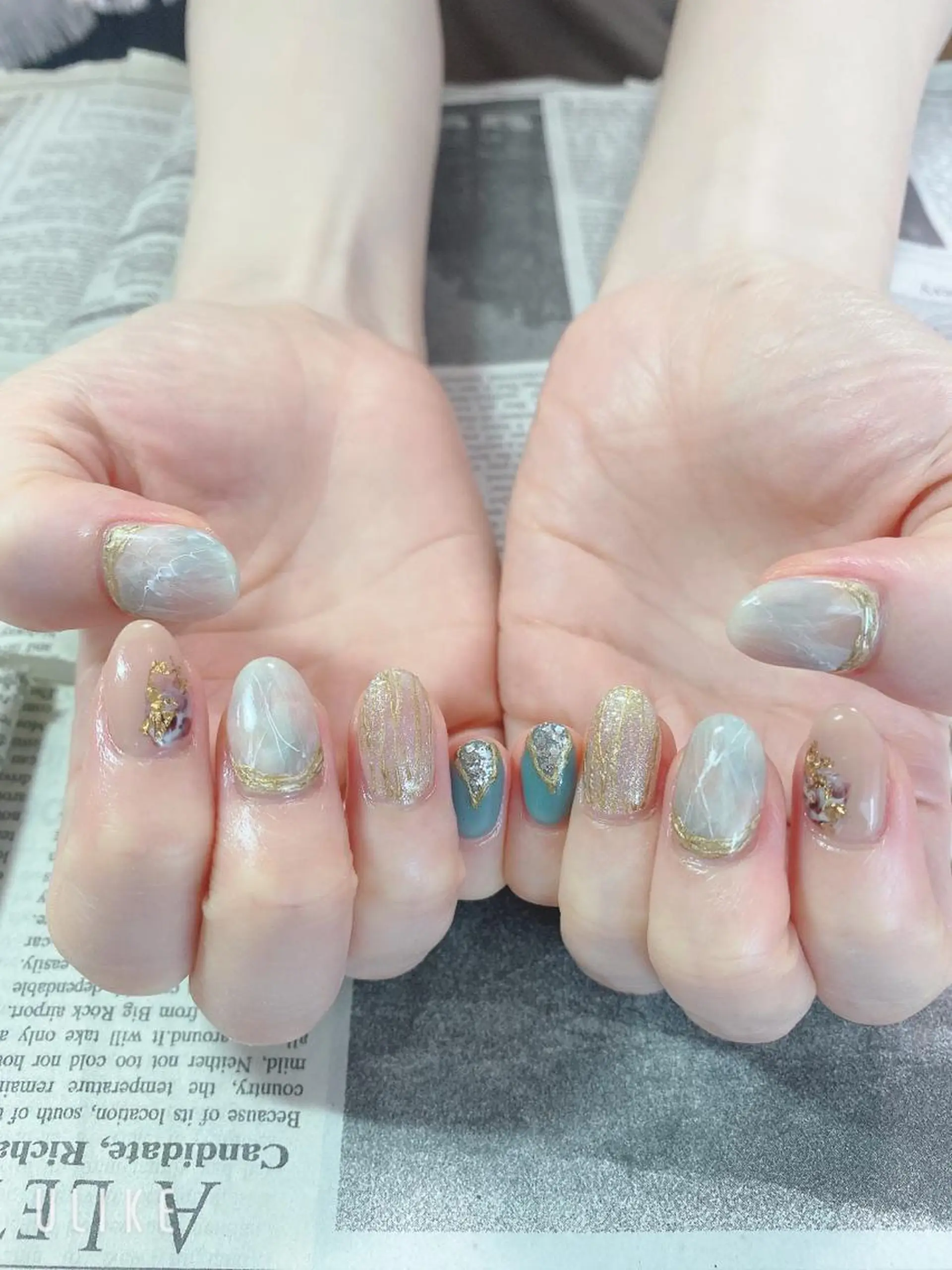 ネイル ハンドネイル ハンドケア 森山 舞のネイルデザイン