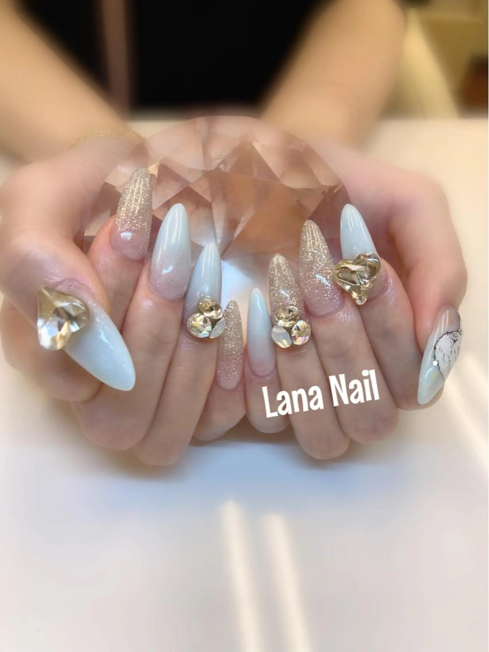 ネイル スカルプネイル Lana Nailのネイルデザイン