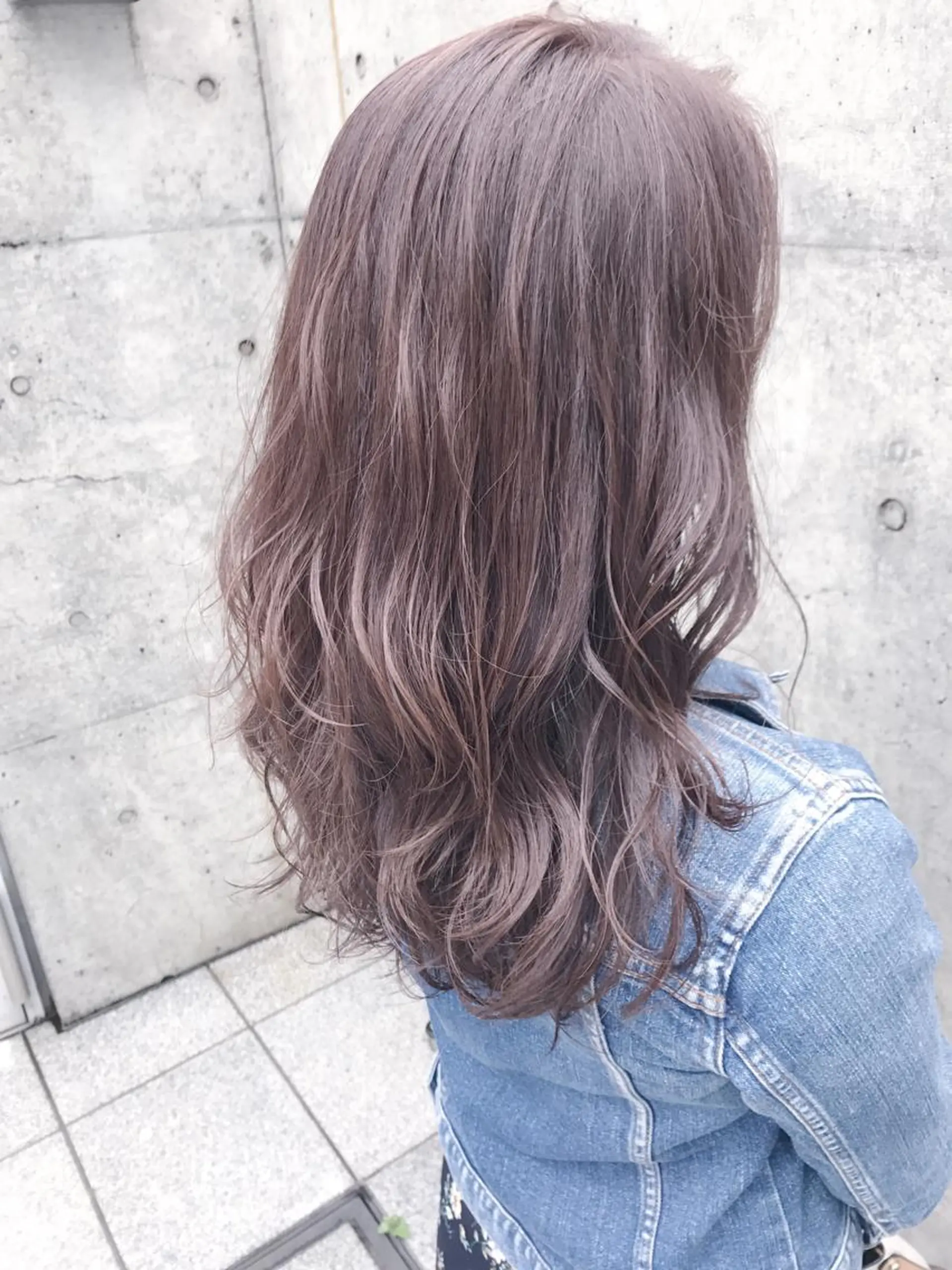 セミロング カラー アッシュ ピンクカラー ピンクアッシュ DUMBO所属・【完全マンツー 恵比寿】佐藤 翔のヘアスタイル