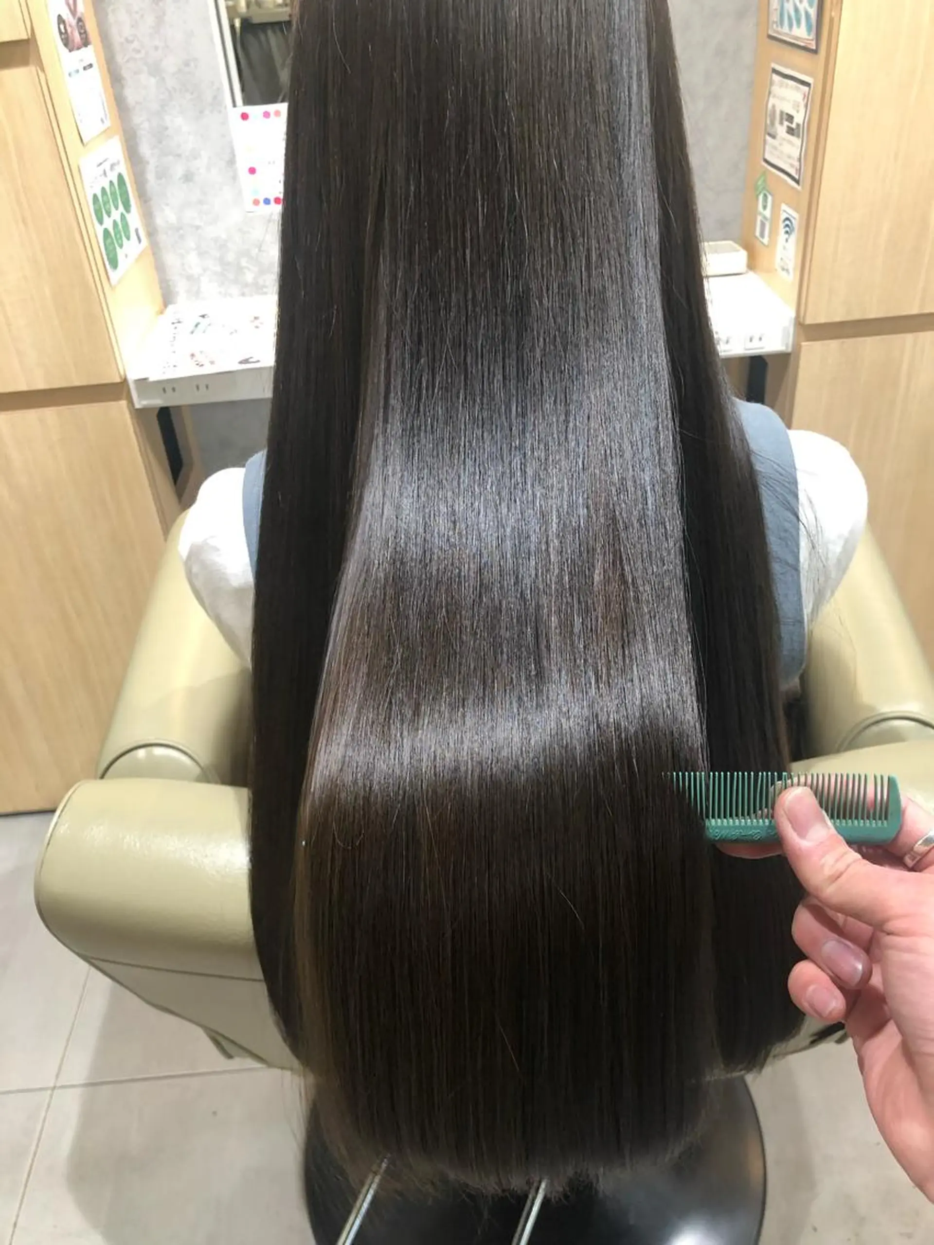 ロング ヘアカラー 縮毛矯正 トリートメント 【髪質改善特化･ 福田航洋】のヘアスタイル