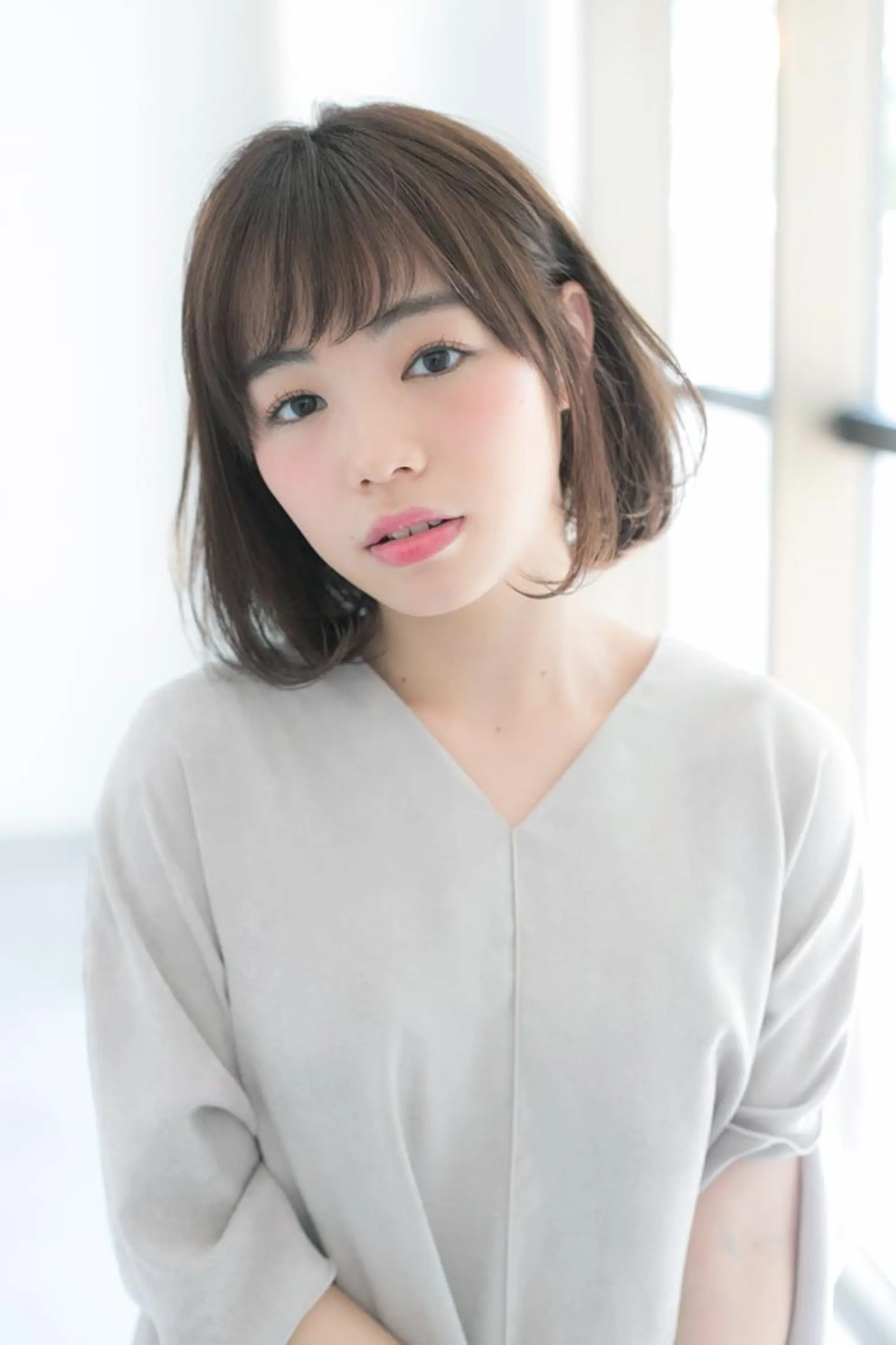 ショート カラー パーマ 羽田 ひろむのヘアスタイル