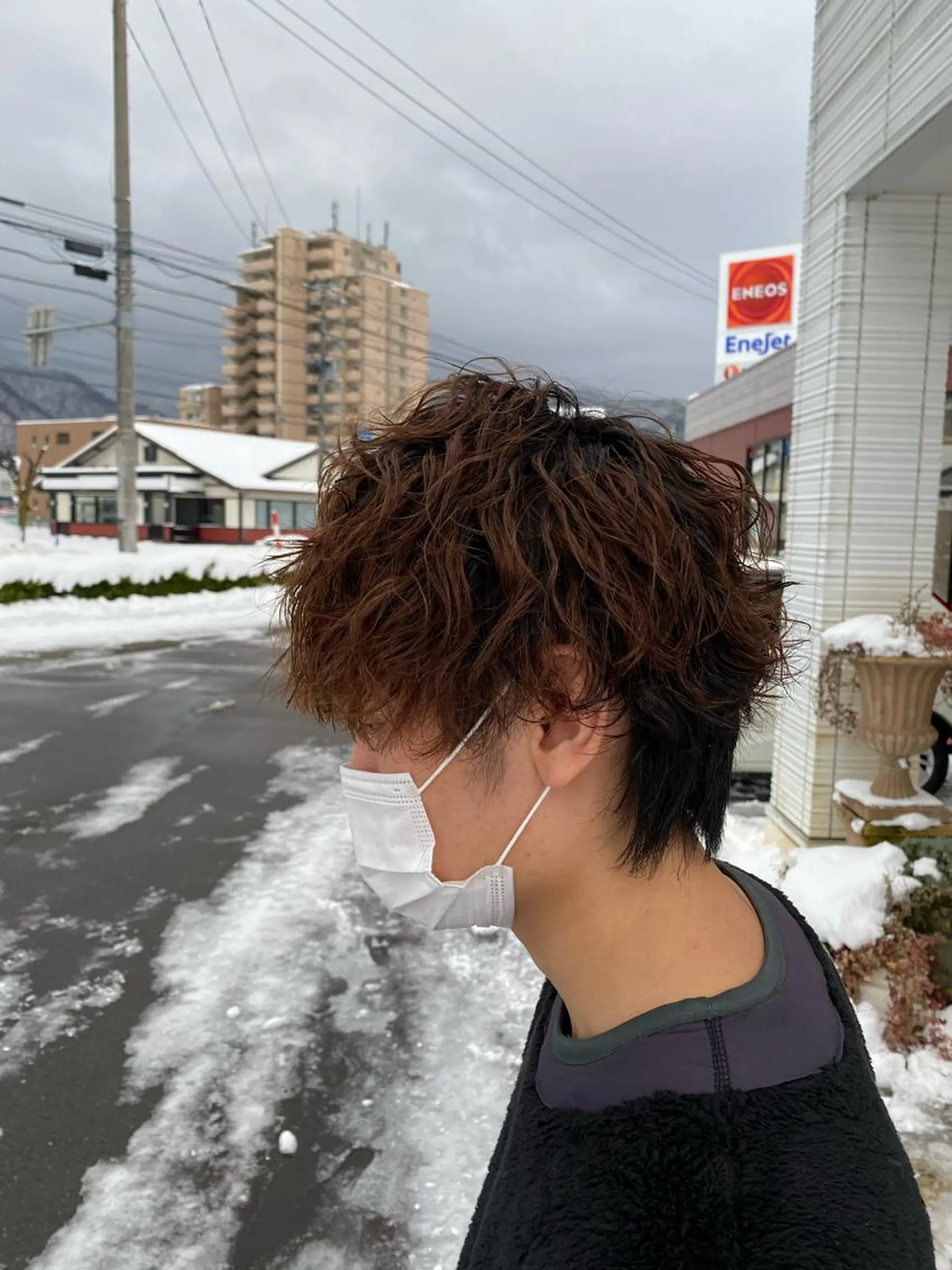 パーマ メンズ ❣️レイヤーカット ❣️渡部晃輝のヘアスタイル