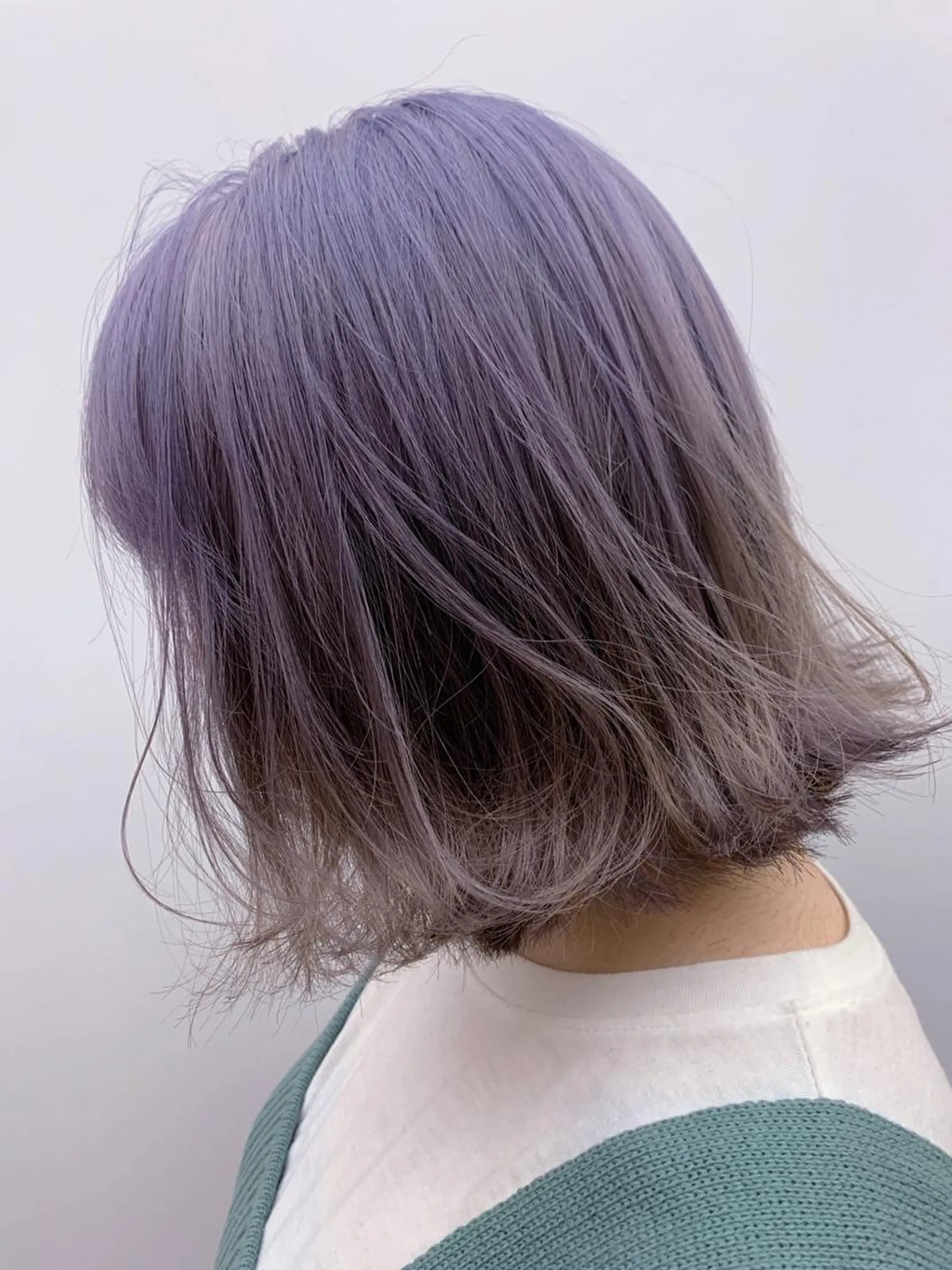 カラー グレージュ ラベンダーカラー ラベンダーグレージュ ラベンダーグレー fhami 店長 髪質改善　DAITOのヘアスタイル