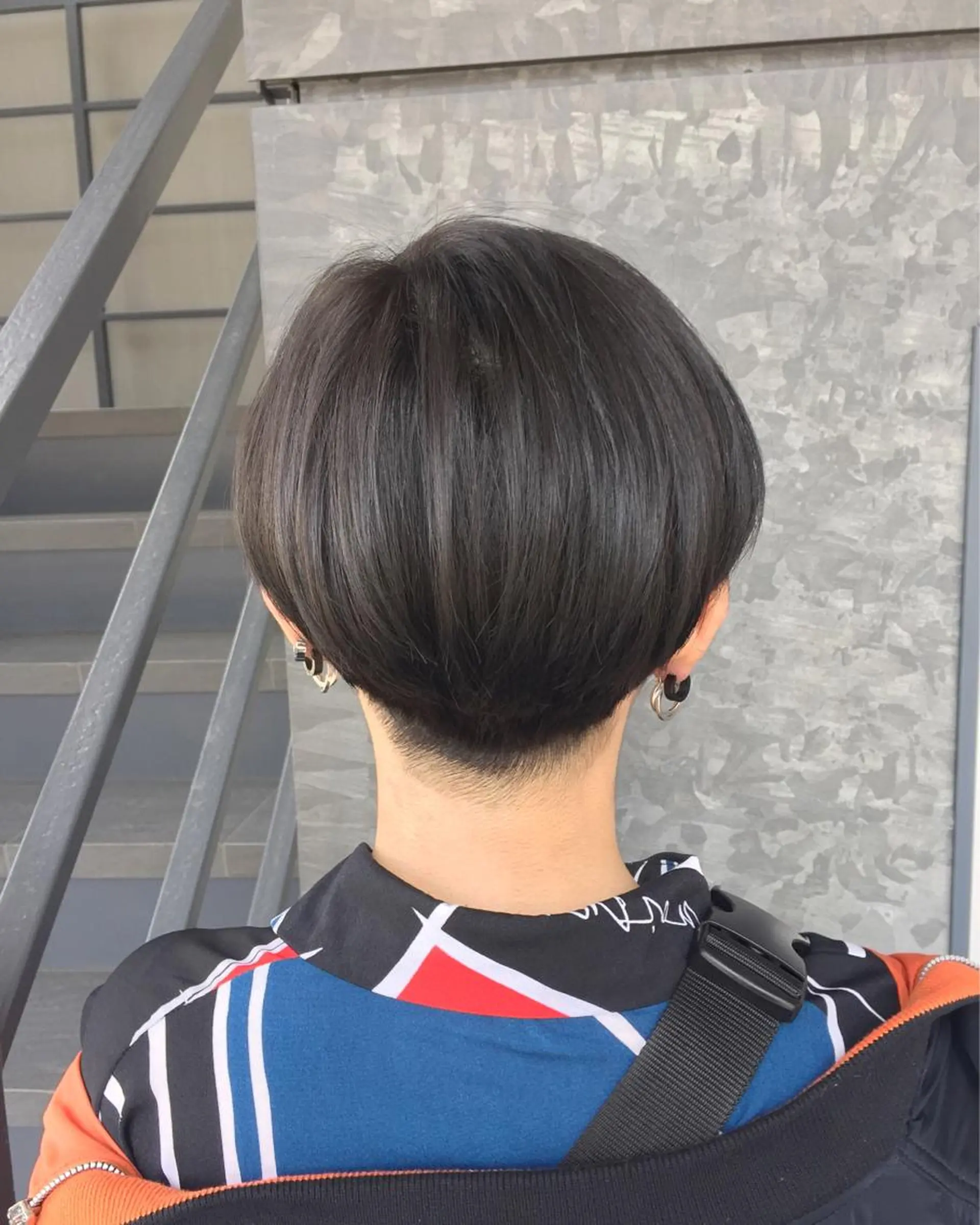 ショート 刈り上げ 髪質改善/白髪ぼかし KENTAのヘアスタイル