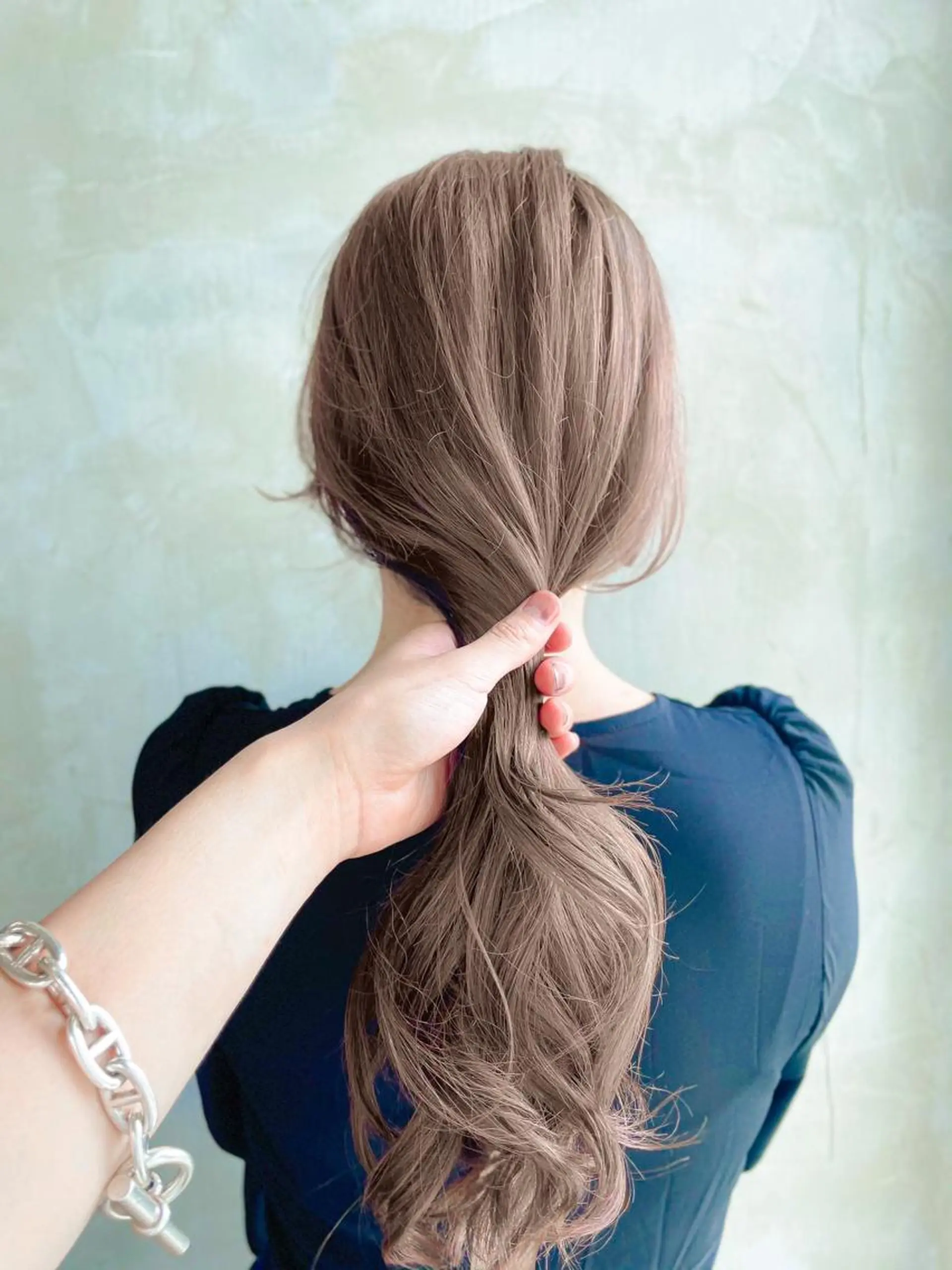 ミディアム カラー 韓国ヘア 店長NEGIのヘアスタイル