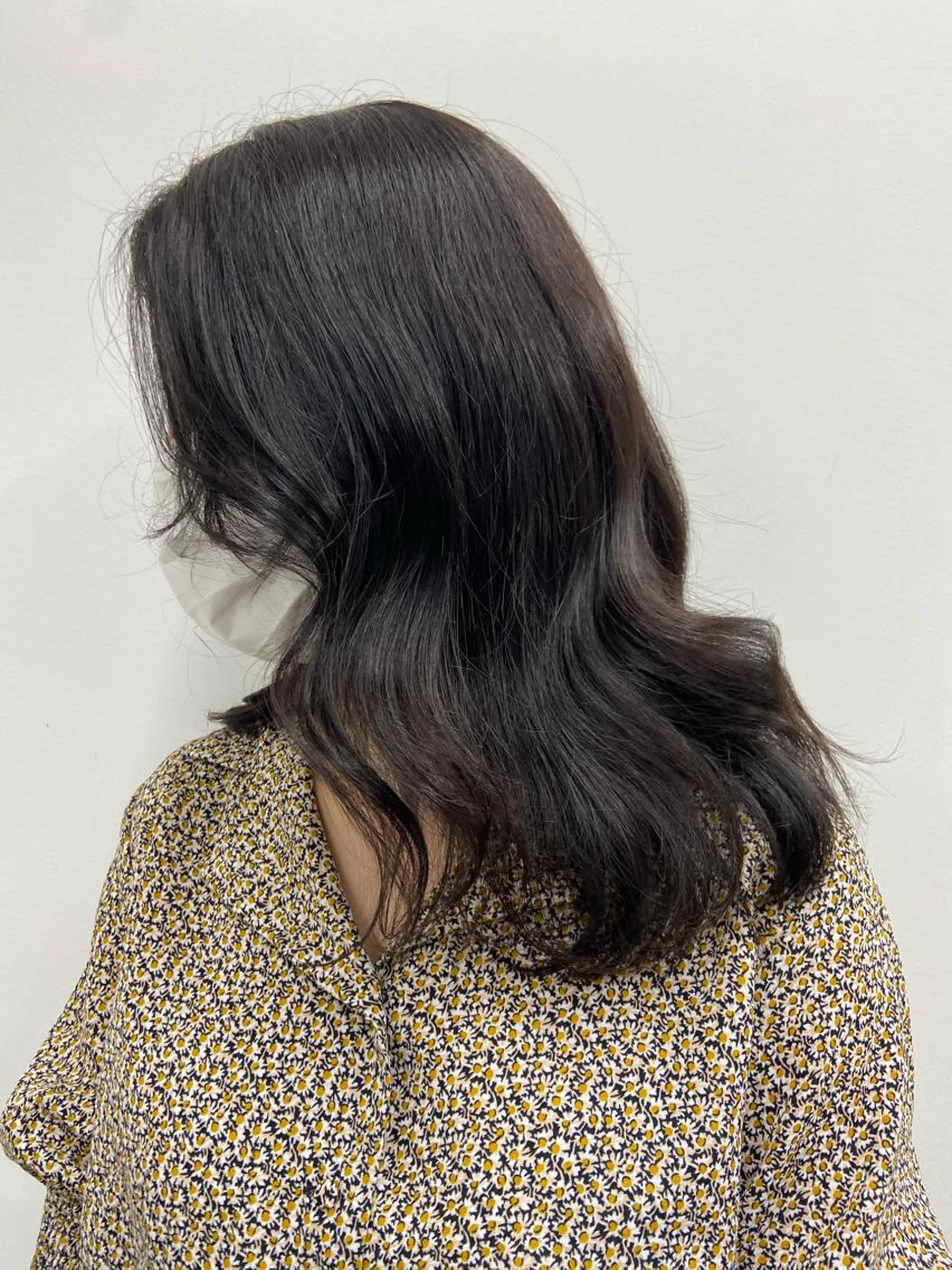 セミロング 韓国風ヘア 韓国レイヤー/ヘア カラー🎀ayamiのヘアスタイル