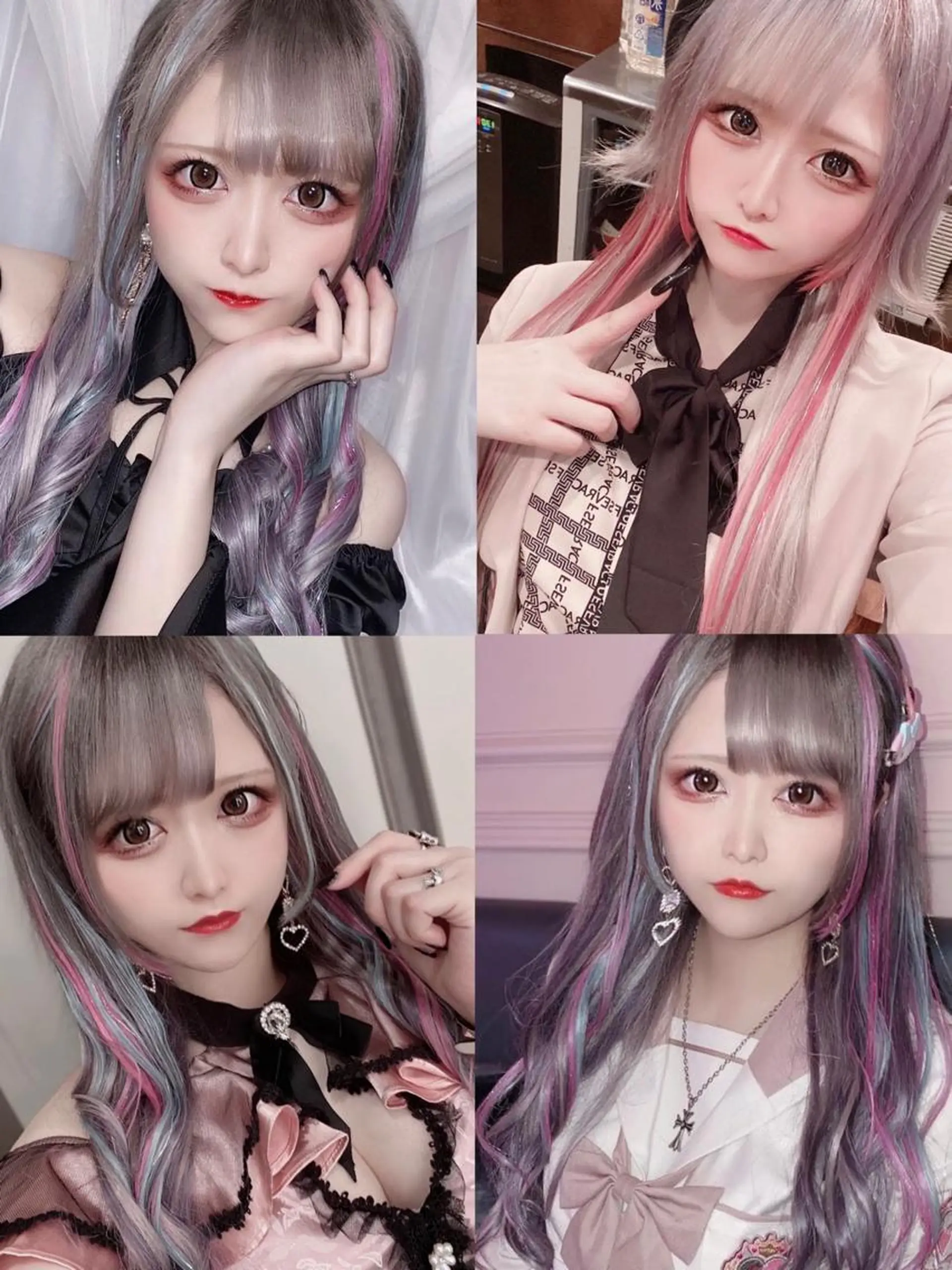 セミロング カラー イズ ミのヘアスタイル