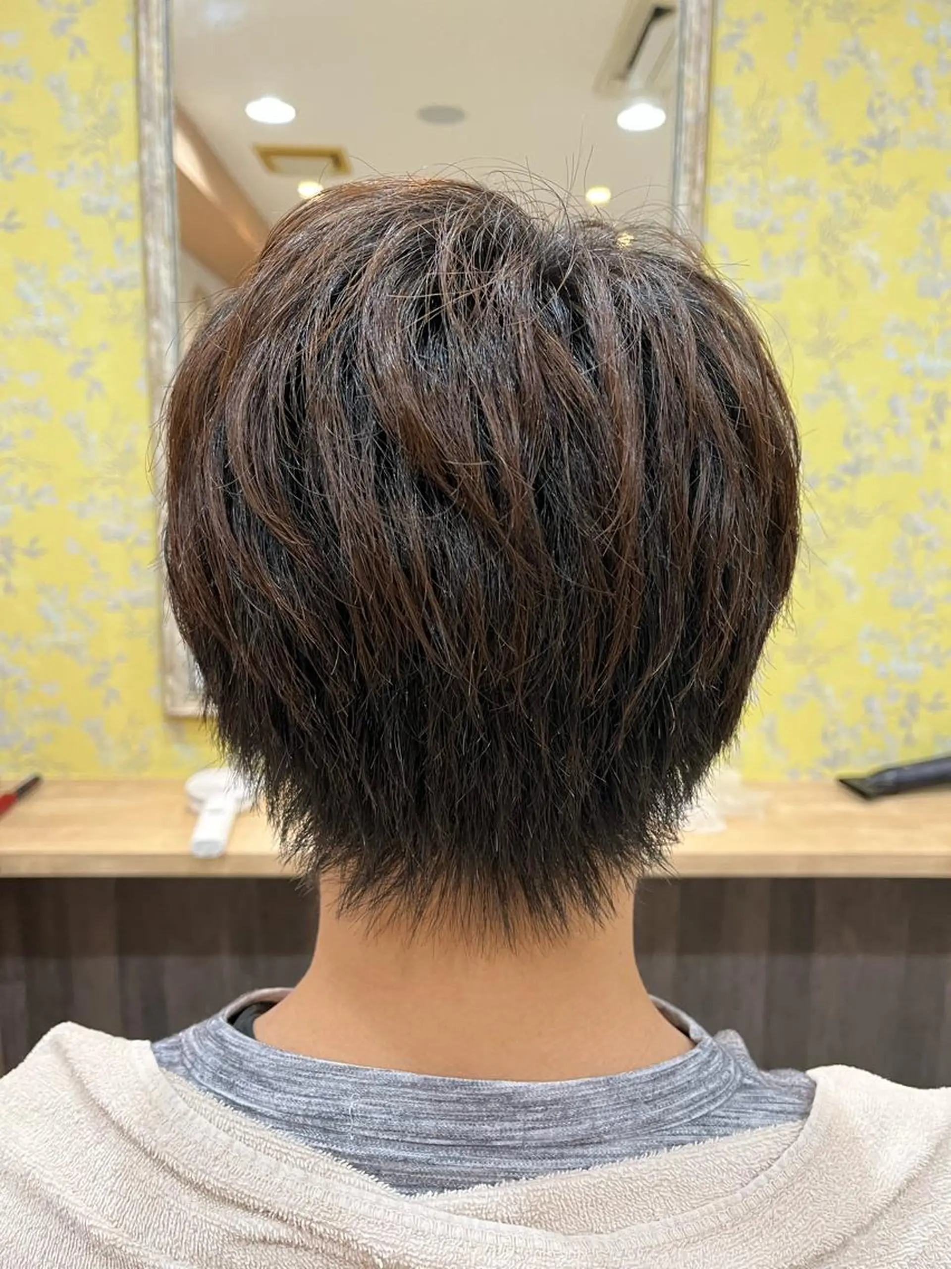 メンズ 髪質改善ストレート• デジパモデル　かなのヘアスタイル