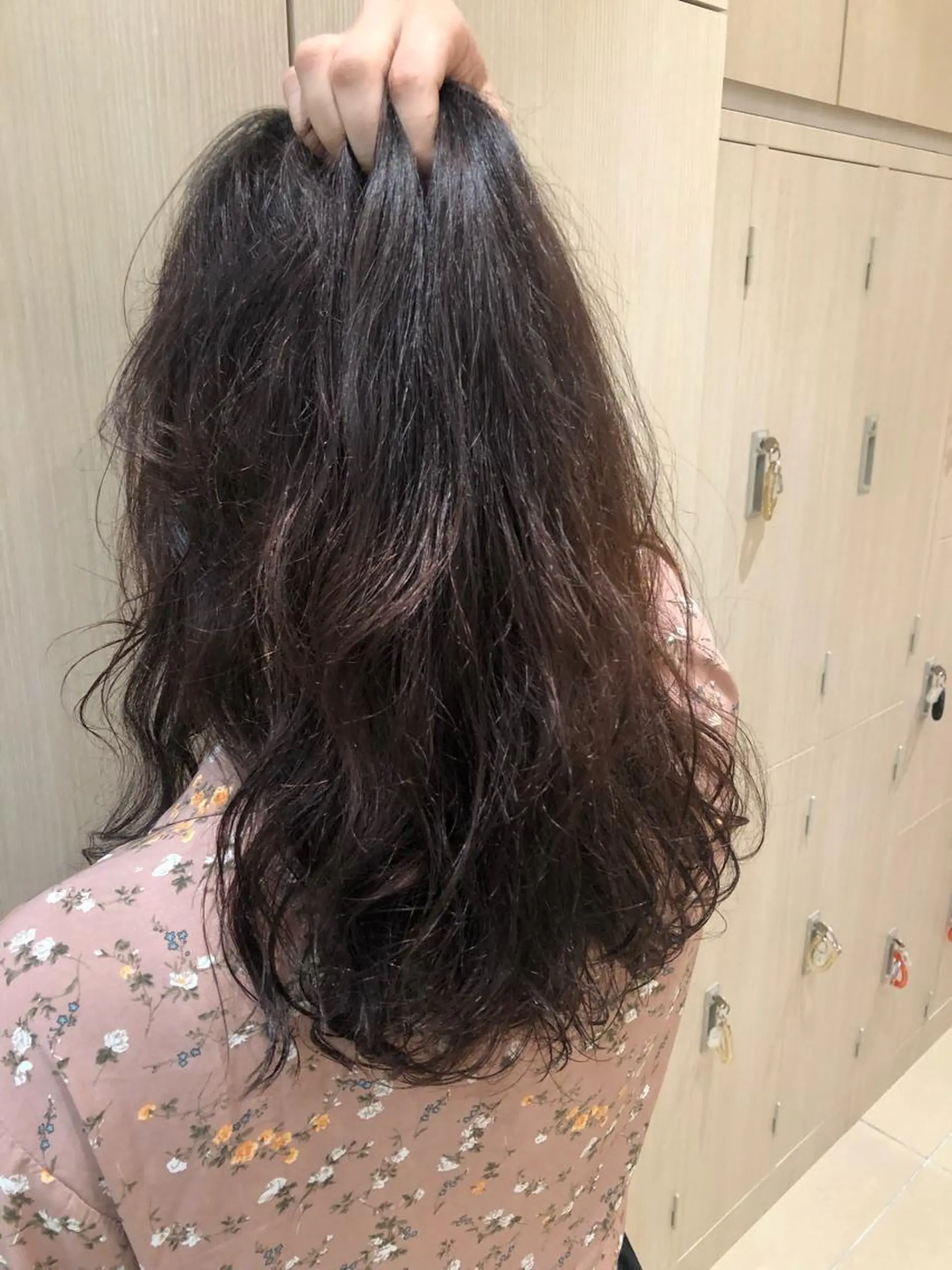 ロング カラー 黒髪 ブラウンカラー 韓国ヘアメイク🎀/ 縮毛矯正✨山本媛香のヘアスタイル