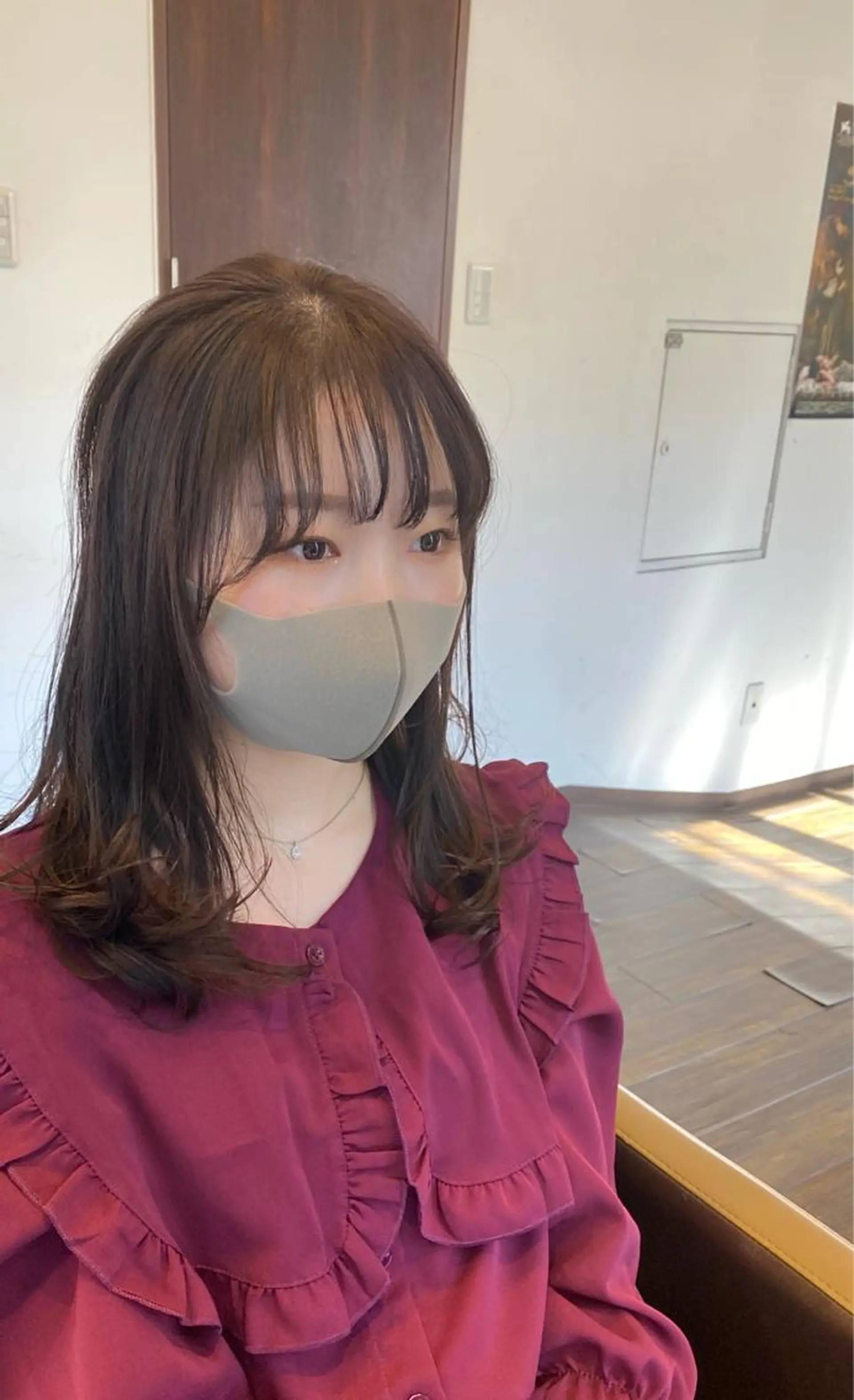 ミディアム シースルーバング 【代表】 🌟MASA🌟美髪のヘアスタイル