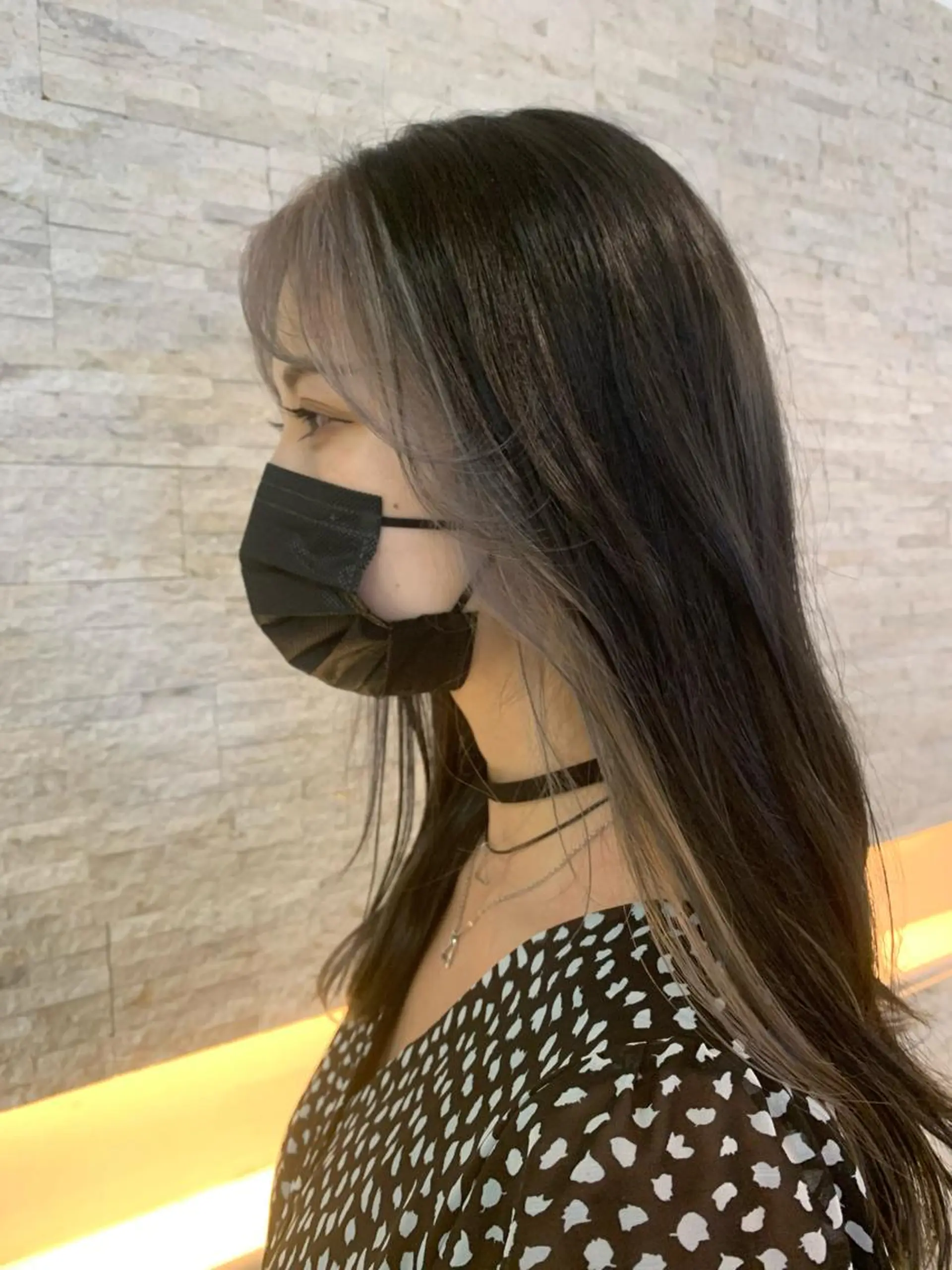 ロング カラー ミストバング  フェイスフレーミング ✄折橋 彩花🐶🍑のヘアスタイル