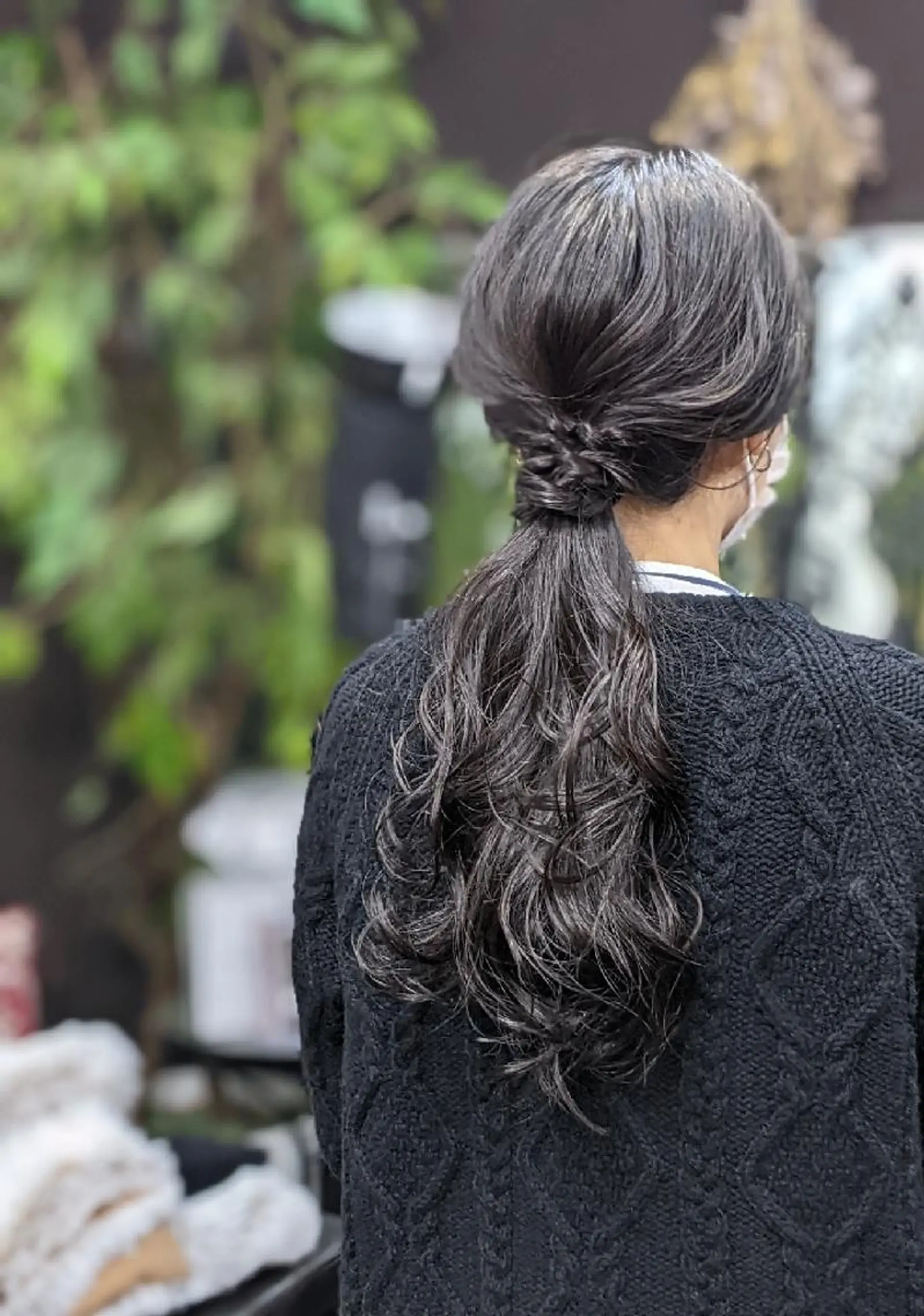 ヘアアレンジ ロング ポニーテール HIKARI＠ Ruheplatzのヘアスタイル