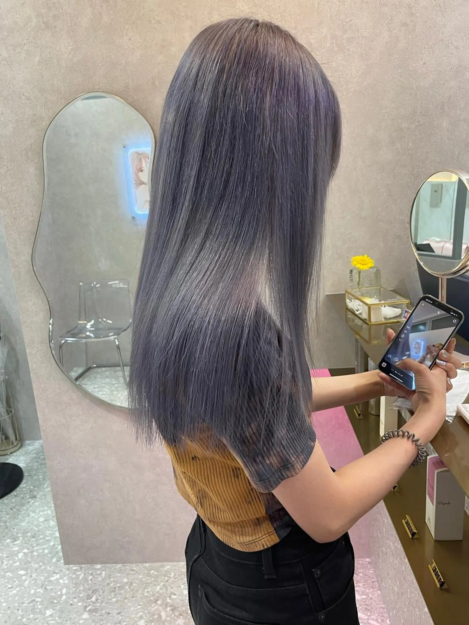 ミディアム トリートメント Lond  mare 🦋ayana🦋のヘアスタイル