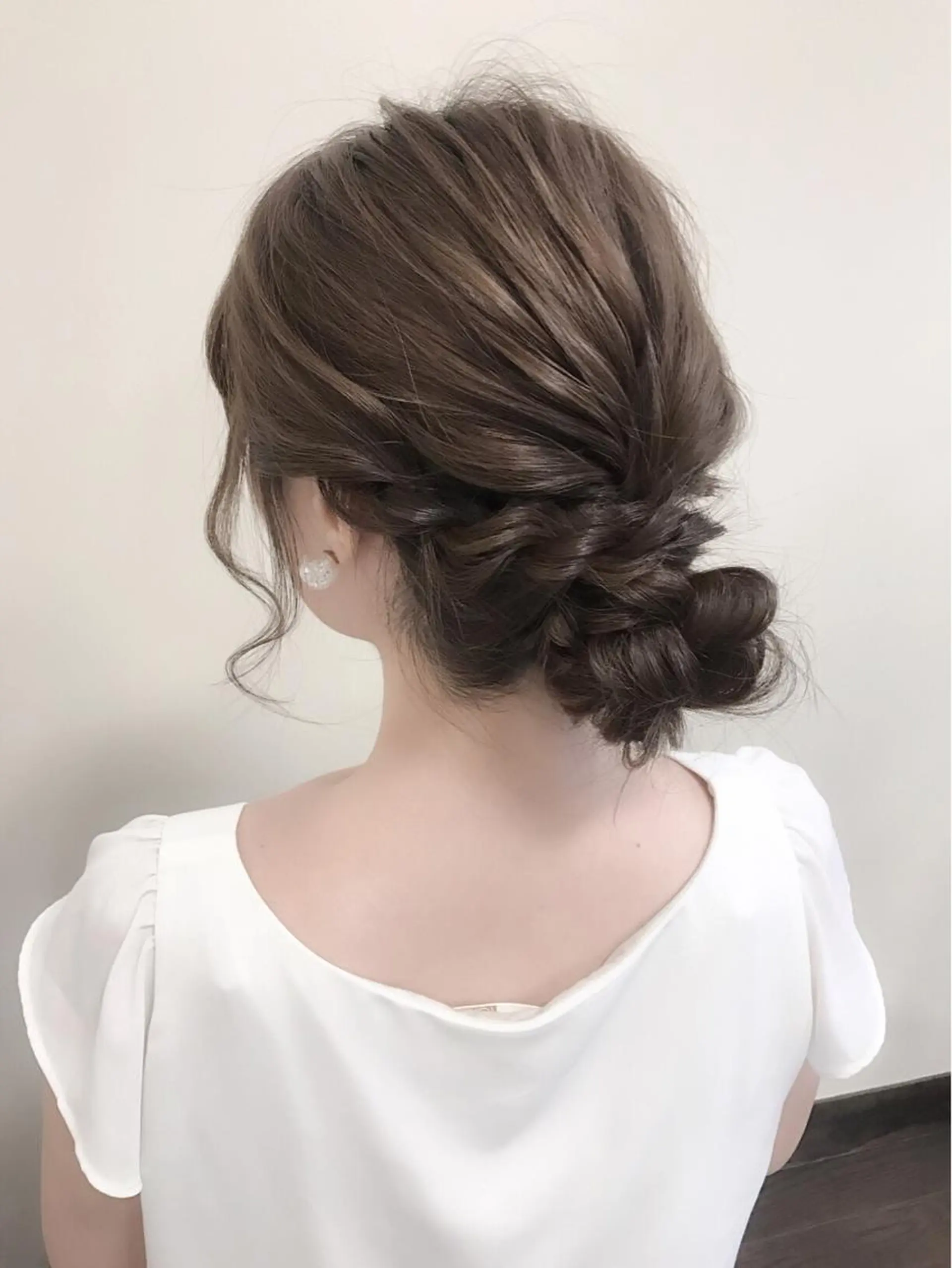 ロング ヘアアレンジ 三つ編み 沢田 瞳のヘアスタイル
