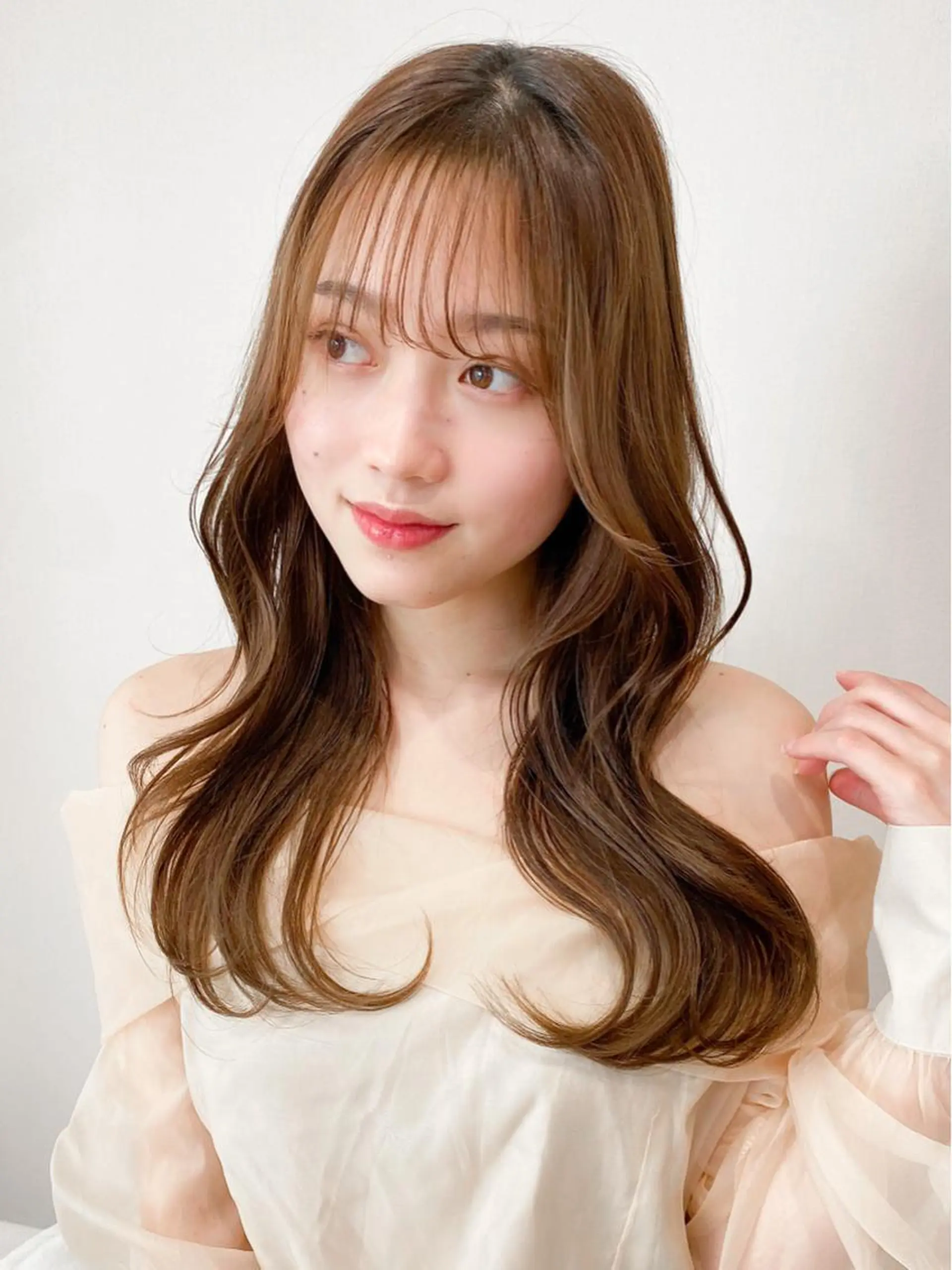 ロング カラー カット トリートメント kohana 🎀韓国ヘア🎀🤍のヘアスタイル