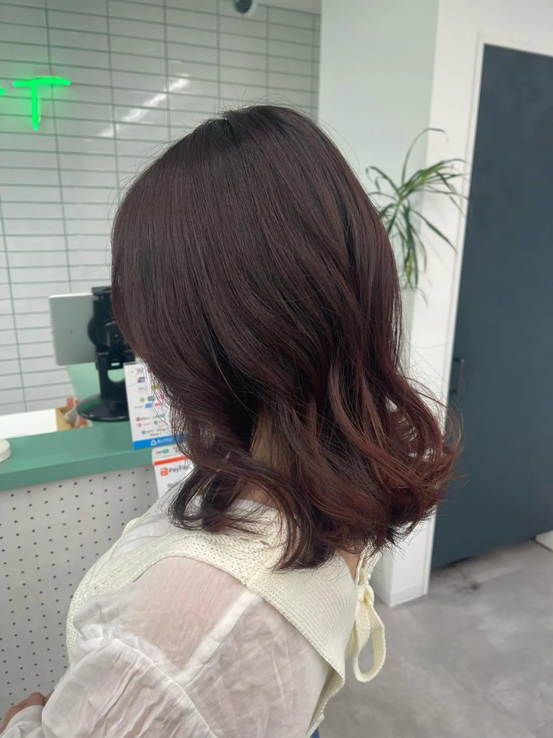 ミディアム カラー ピンクカラー 🌿新木 彩加🌿のヘアスタイル