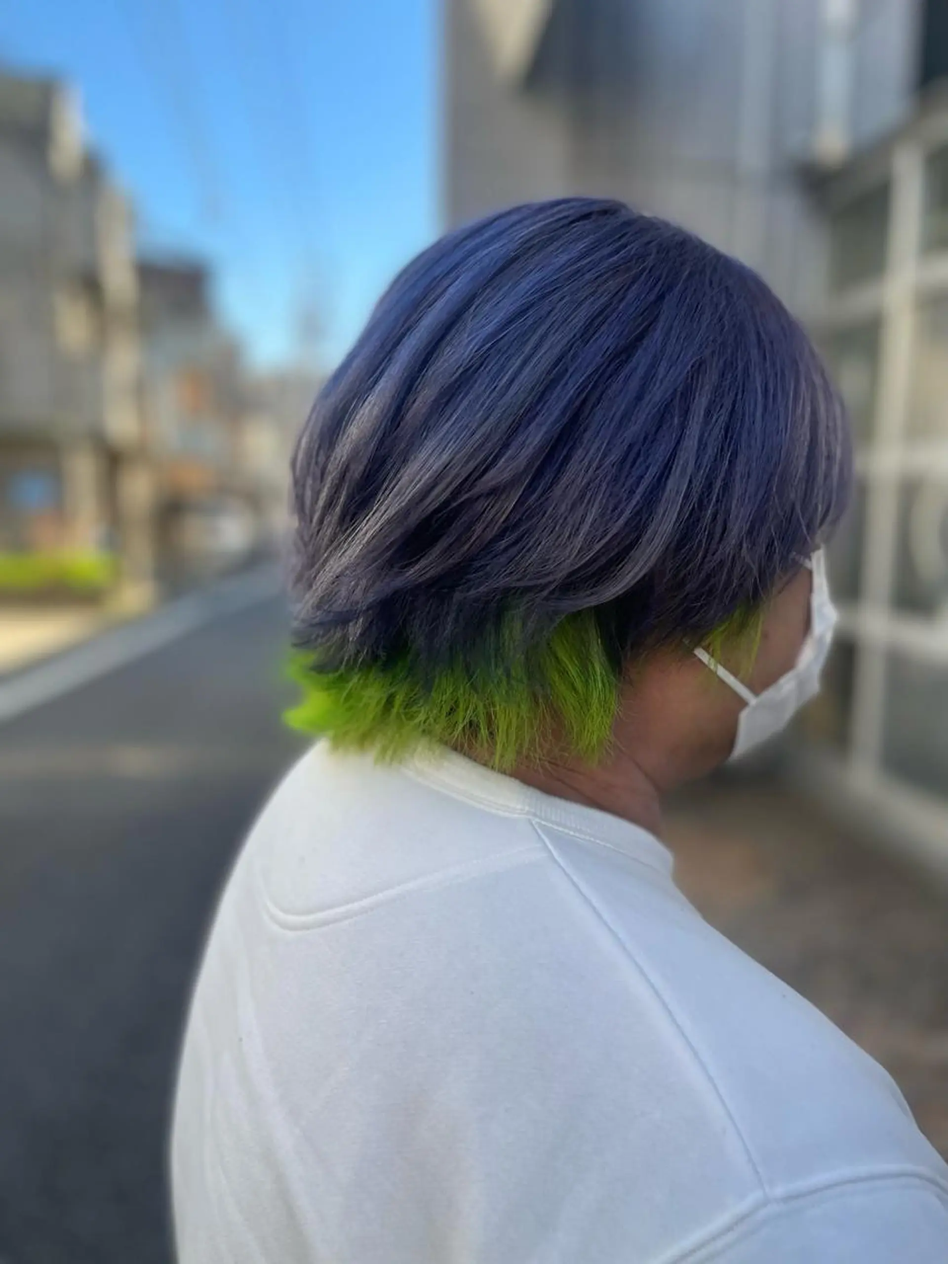 ミディアム コテ巻き風パーマ 🦋にこ🦋のヘアスタイル