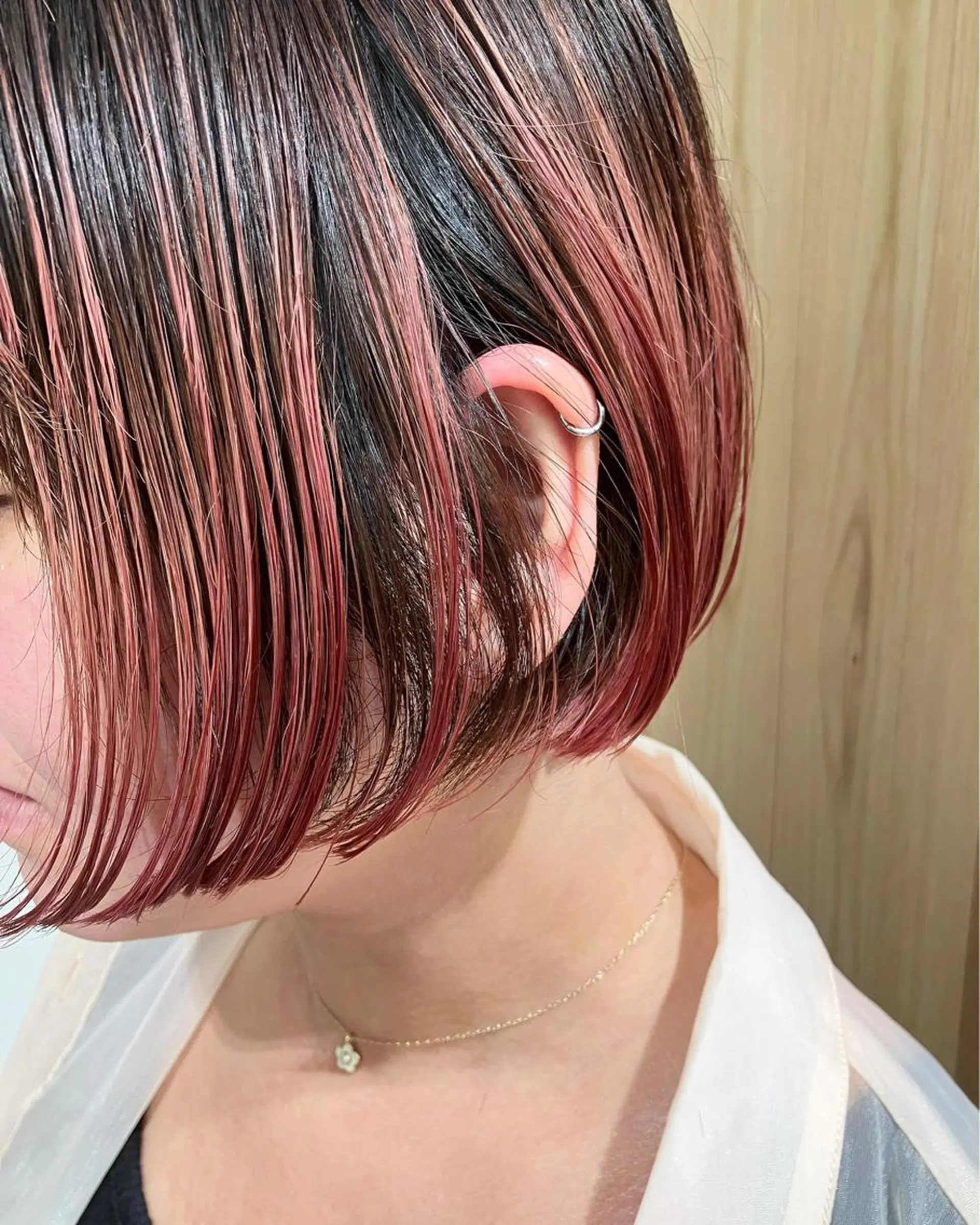 ショート カラー fumikaブリーチ /ウルフのヘアスタイル