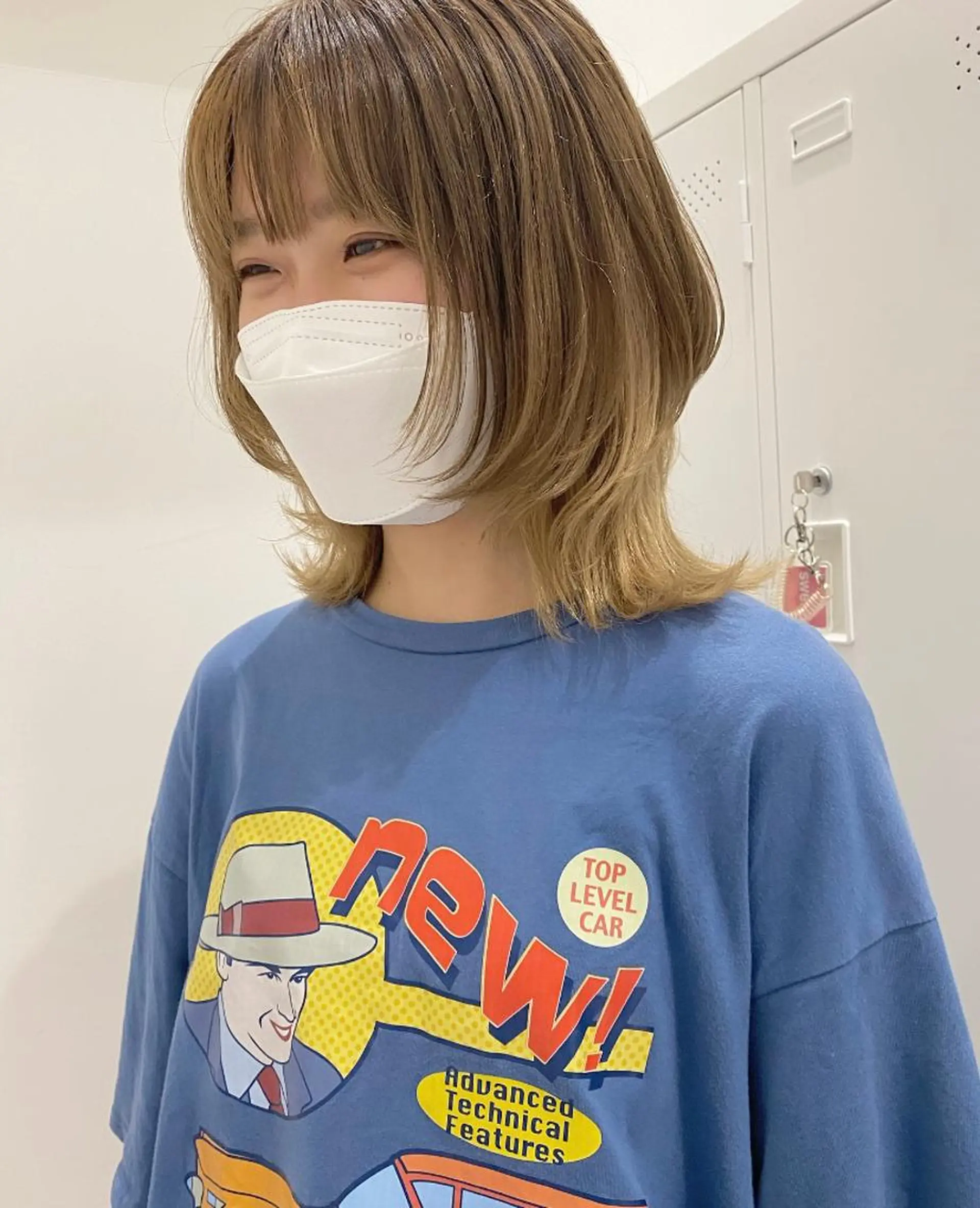 ミディアム ウルフカット Amelie yunのヘアスタイル